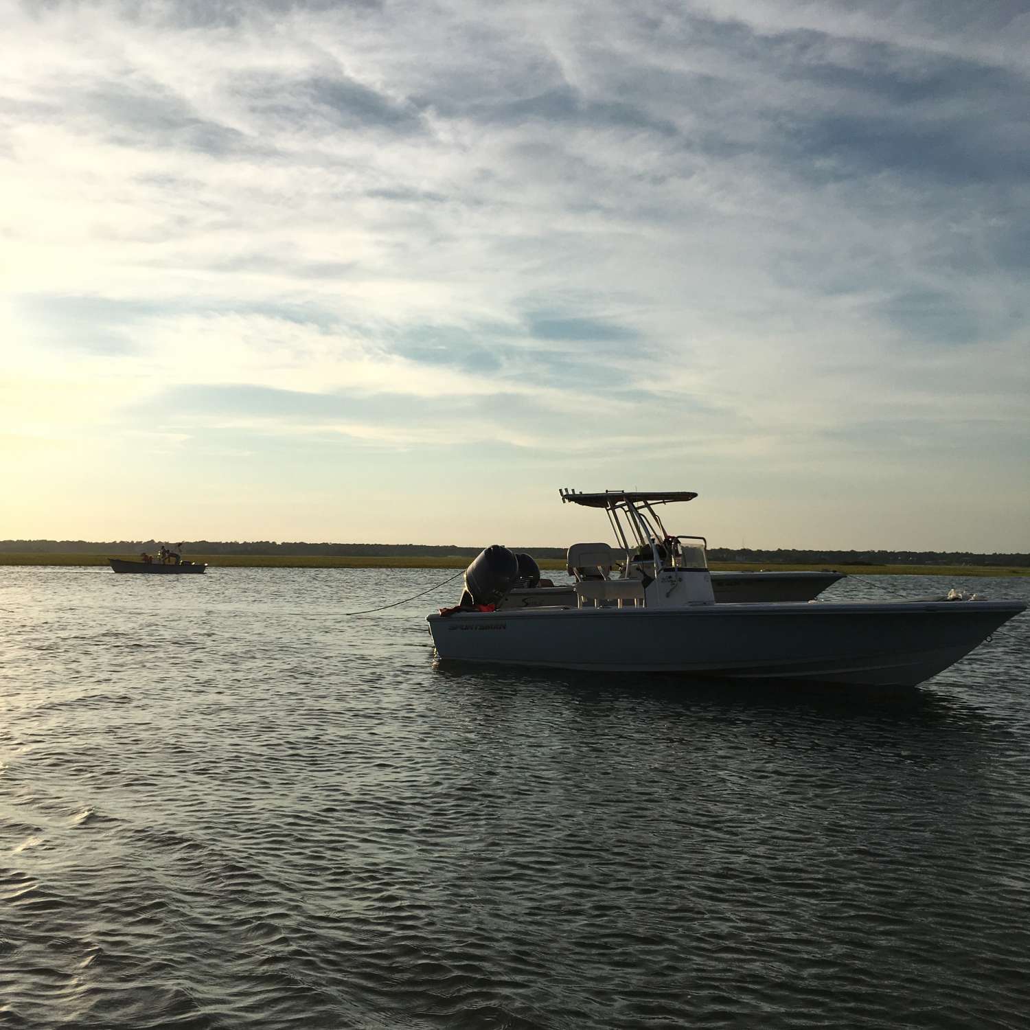 My photo was taken off Lee Island, NC on a lazy Sunday with the family