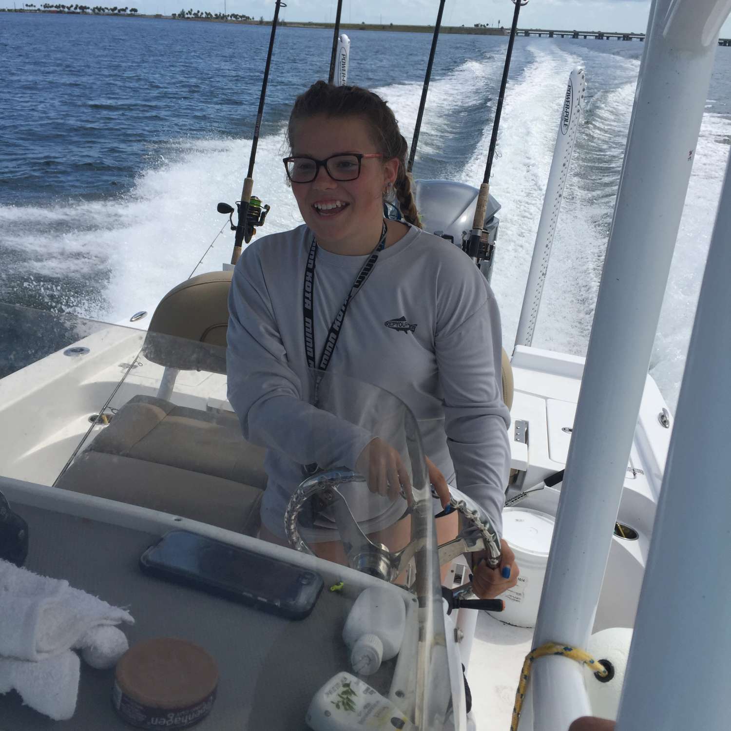 Tampa Bay.  My 14 year old doing 40 for the first time