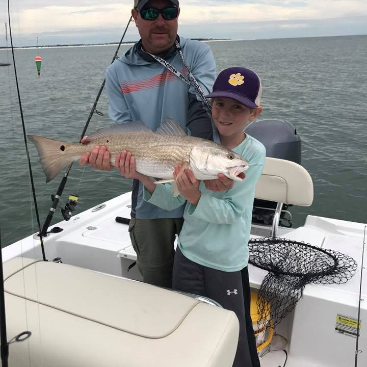 Justin caught this over slot redfish on his light rod while trying to catch bait. He fought this fish for...