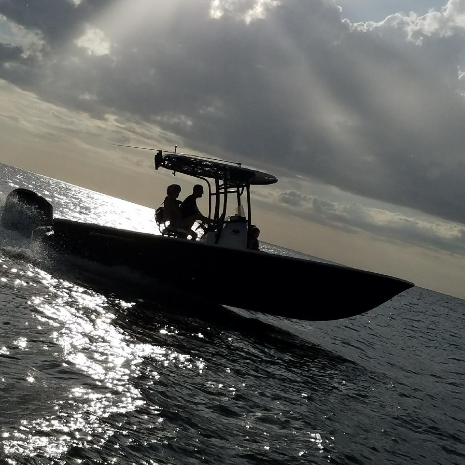 Late afternoon ride after a day at the sandbar.