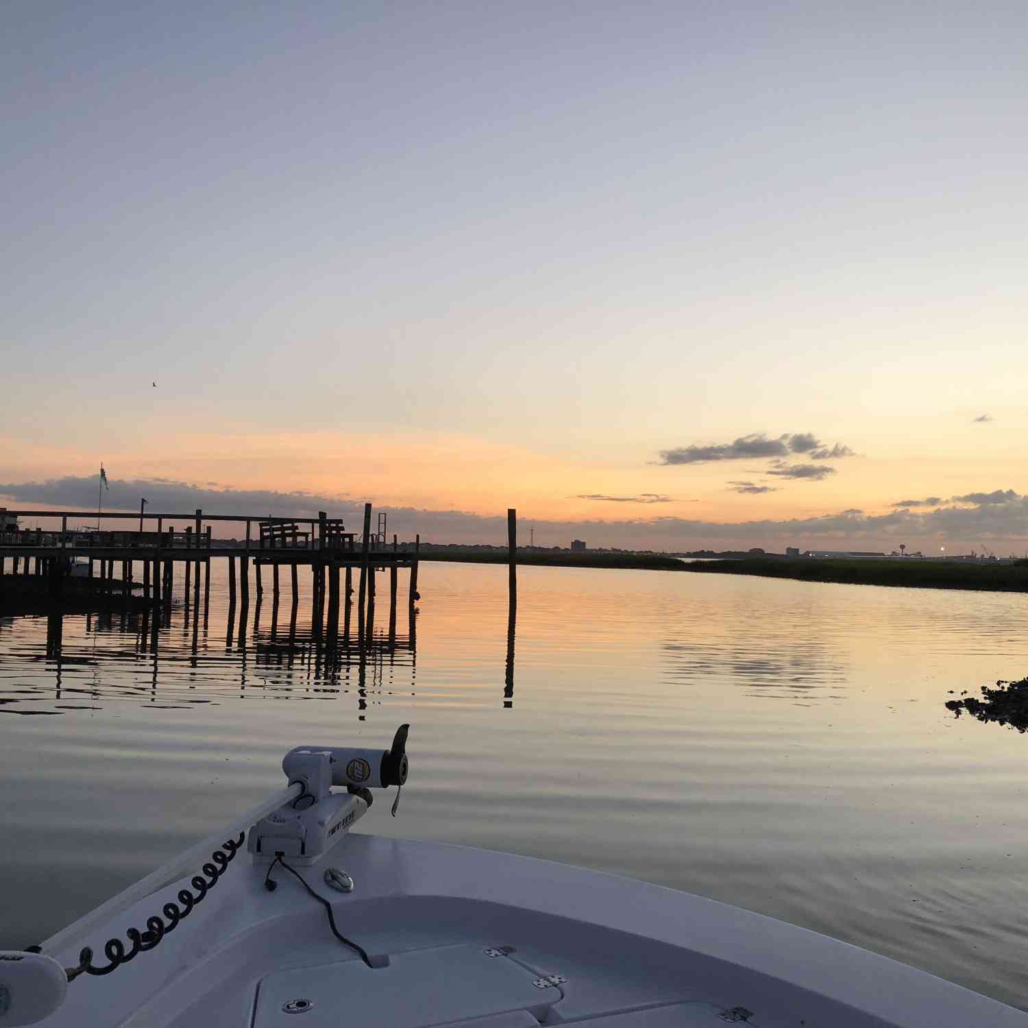 Sunrises from our boat are my favorite!