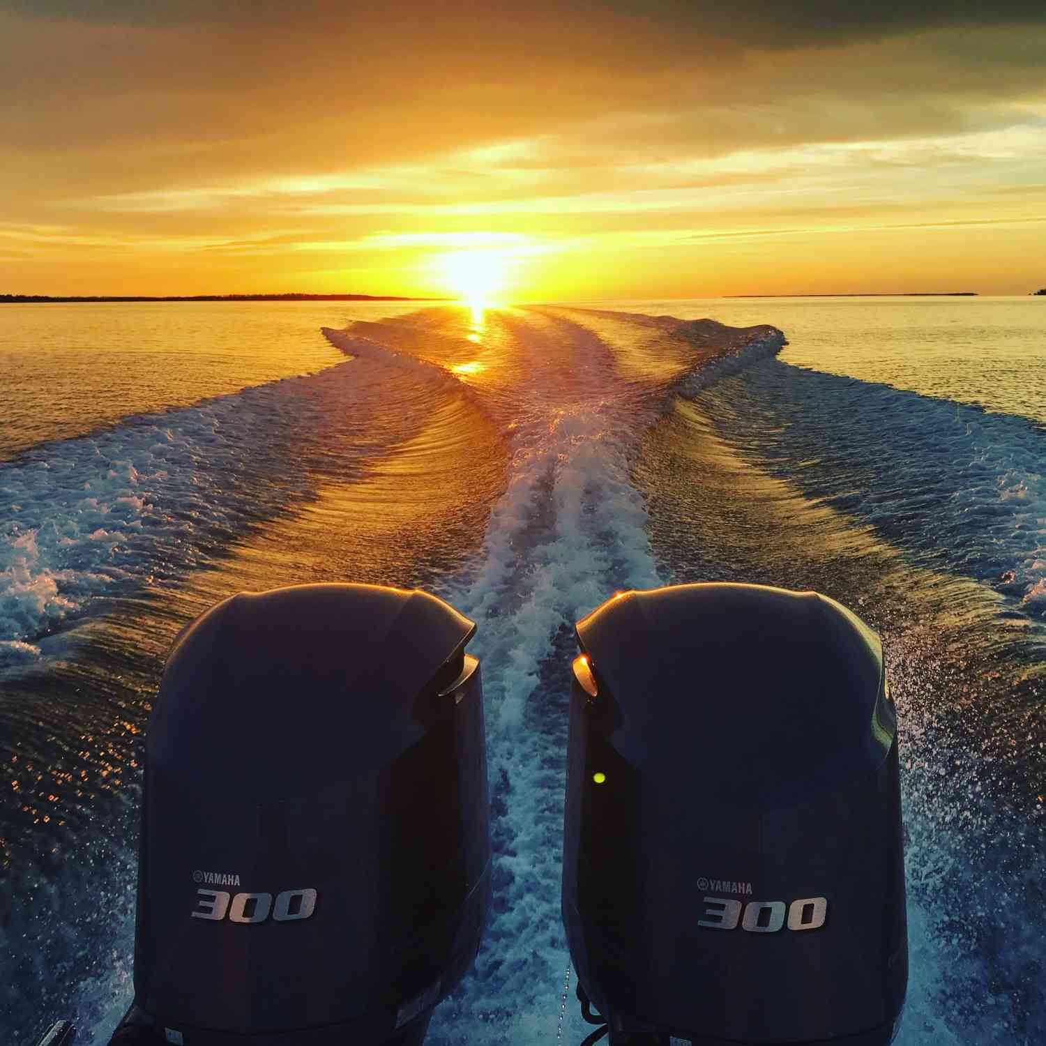 Awesome sunset just after the 5 hour run from fort myers, FL to Cudjoe key, FL.