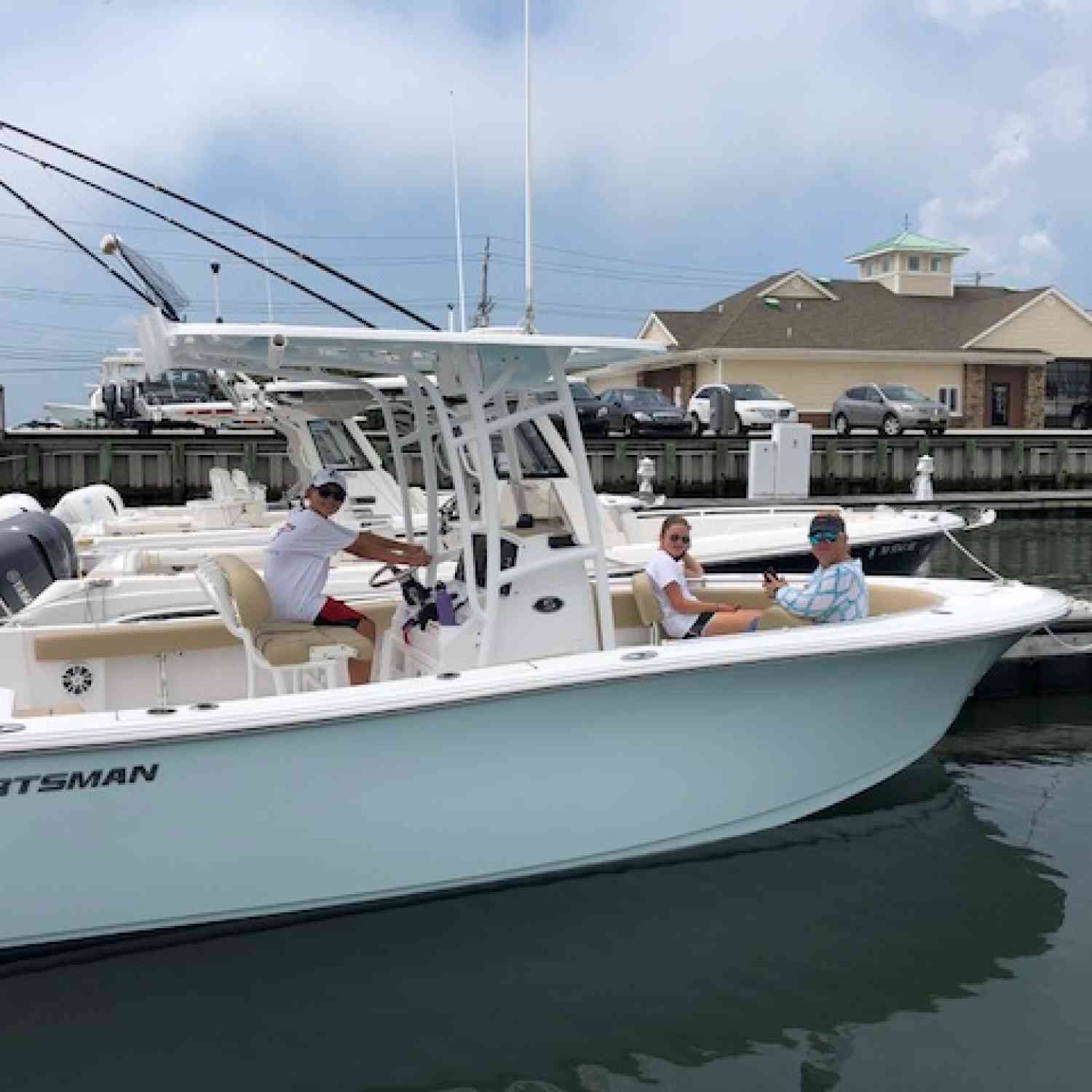 The family on our new 232 Open.