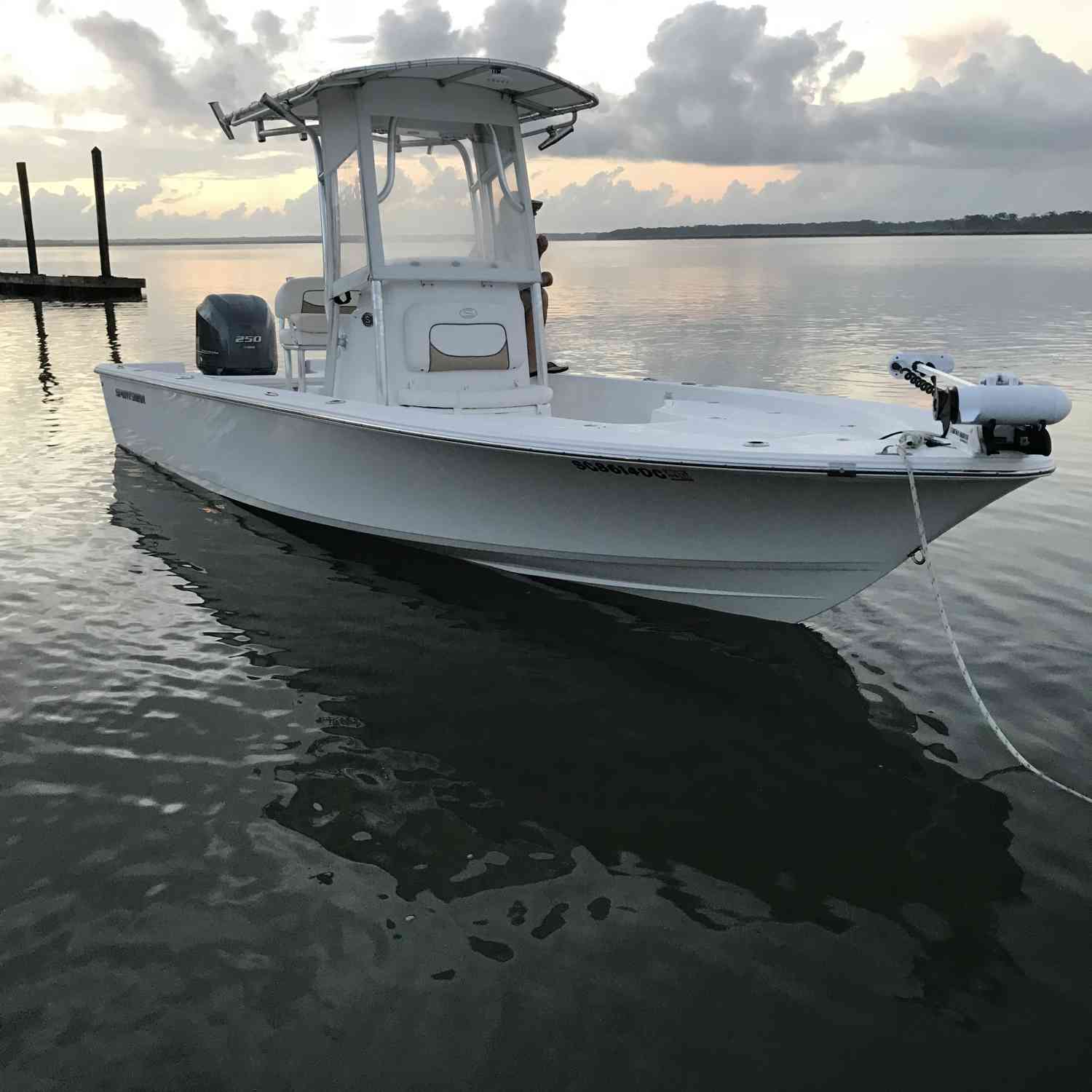 This photo was taken on the morning of sea trial that I purchased this 247 in Bluffton, SC. Nee...