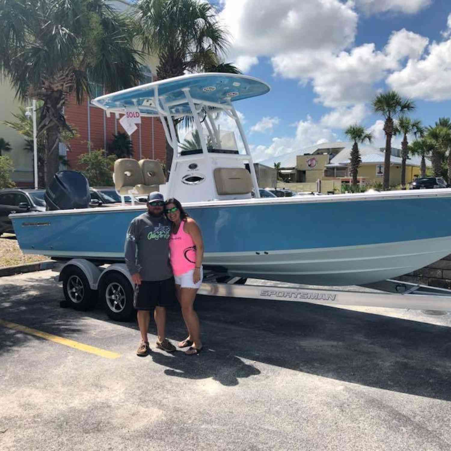 Our first pic with our new baby! Just made it official on 8/7/2018!