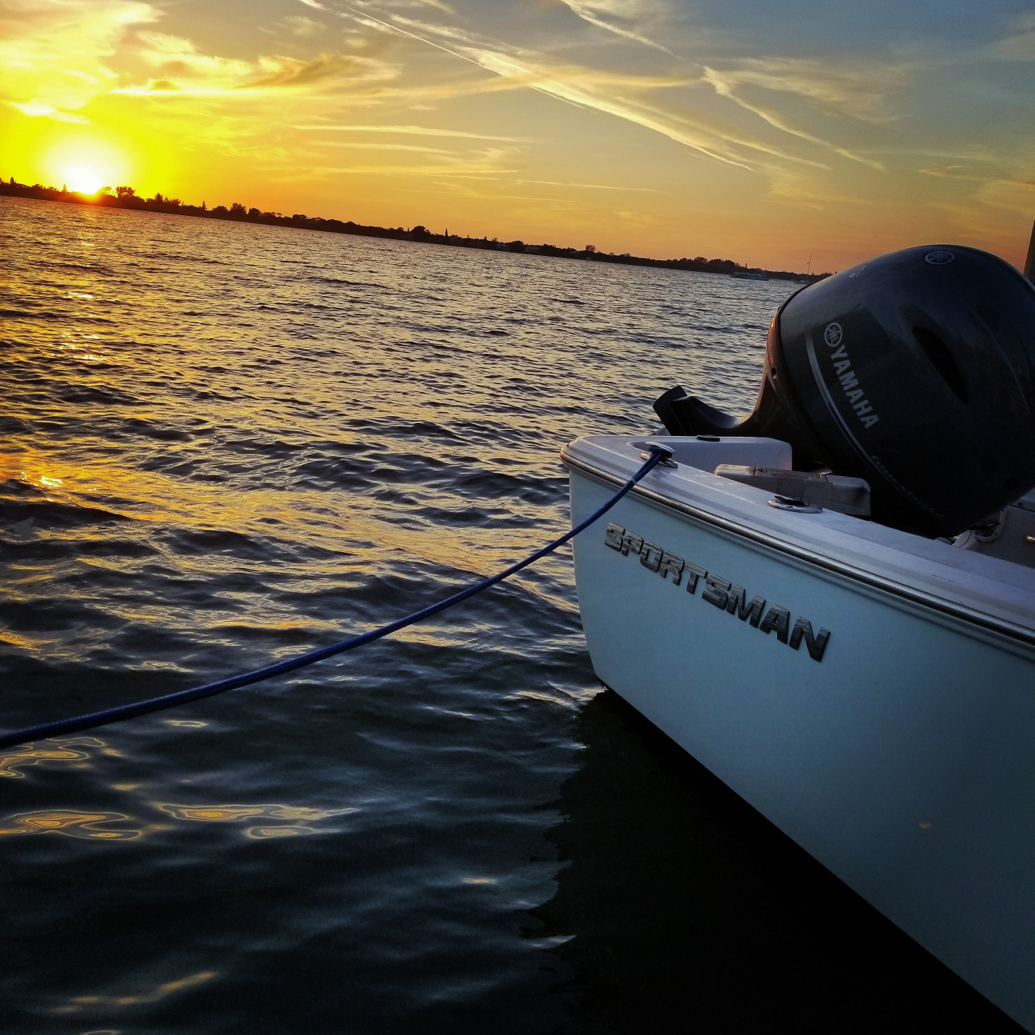 After an a amazing day exploring Lemon Bay, we hung out on the dock watching the sunset with th...