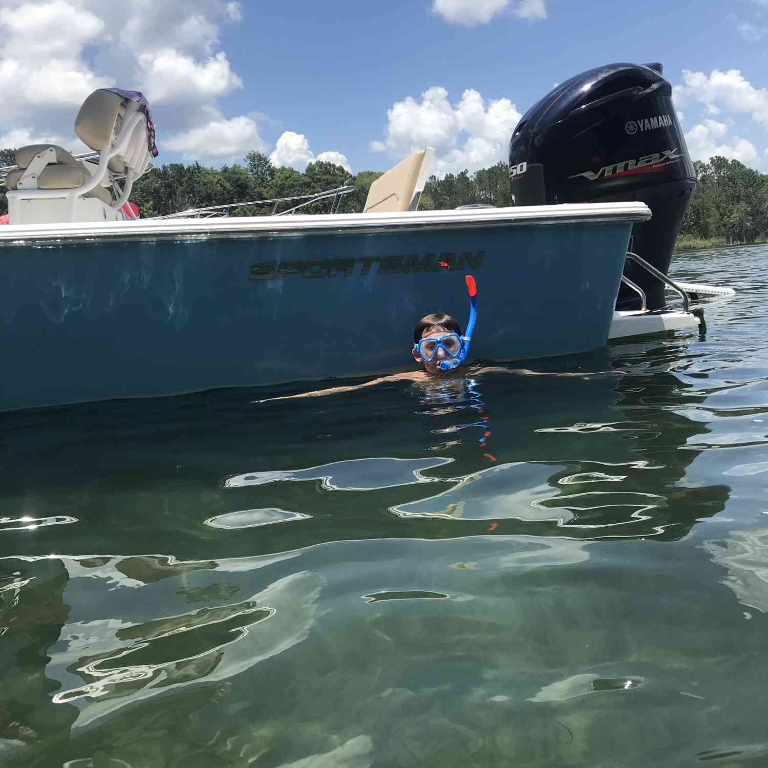 Fun snorkeling at salt springs