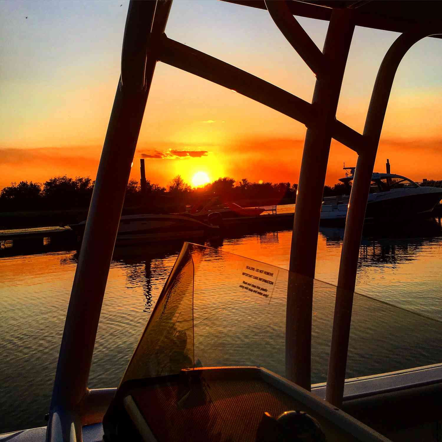 After cruising the upper Wando with friends in our 231 Heritage, we anchored at Shem creek for...