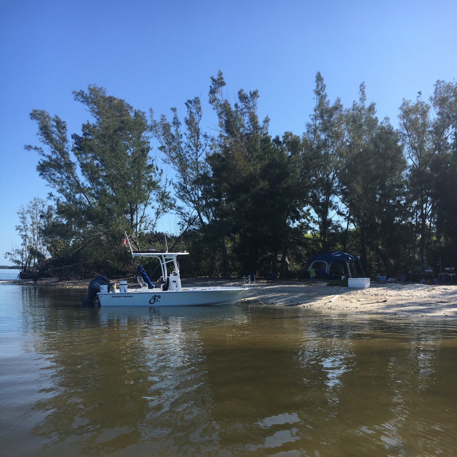 Took the kids camping on an island in Sebastian with our Masters 227 “4 J’s”. We love the versa...