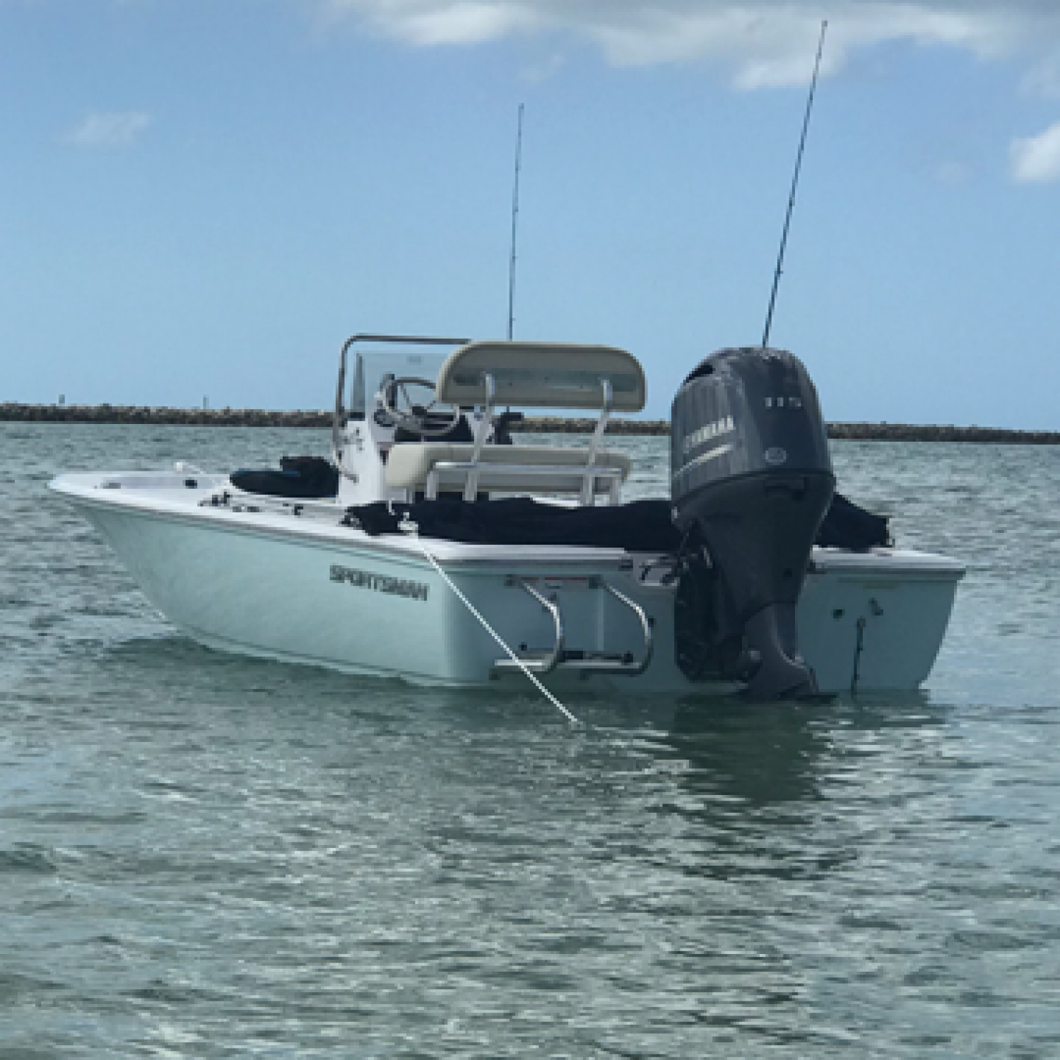 This photo was taken on the first day of taking the new boat out after breaking the motor in an...