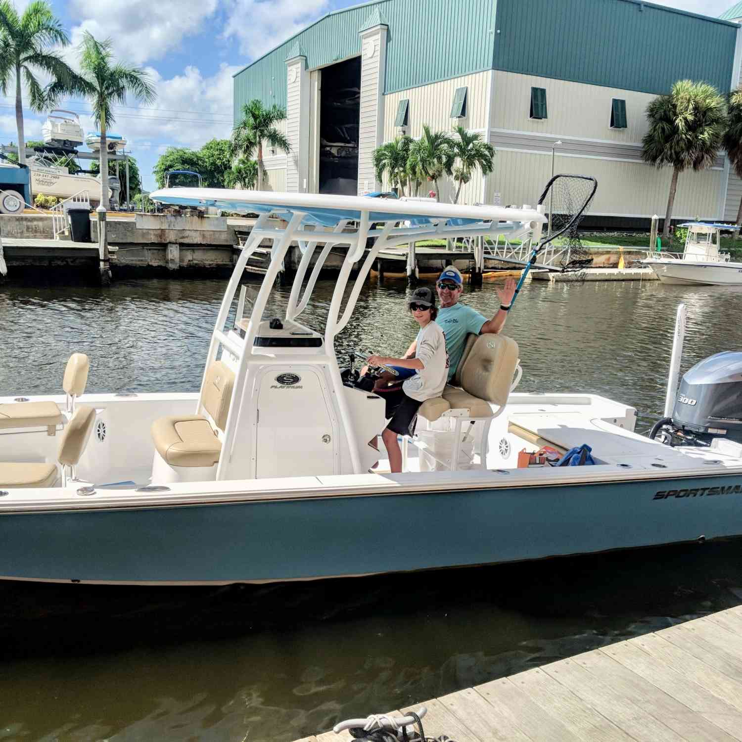 Our maiden voyage on our first boat!