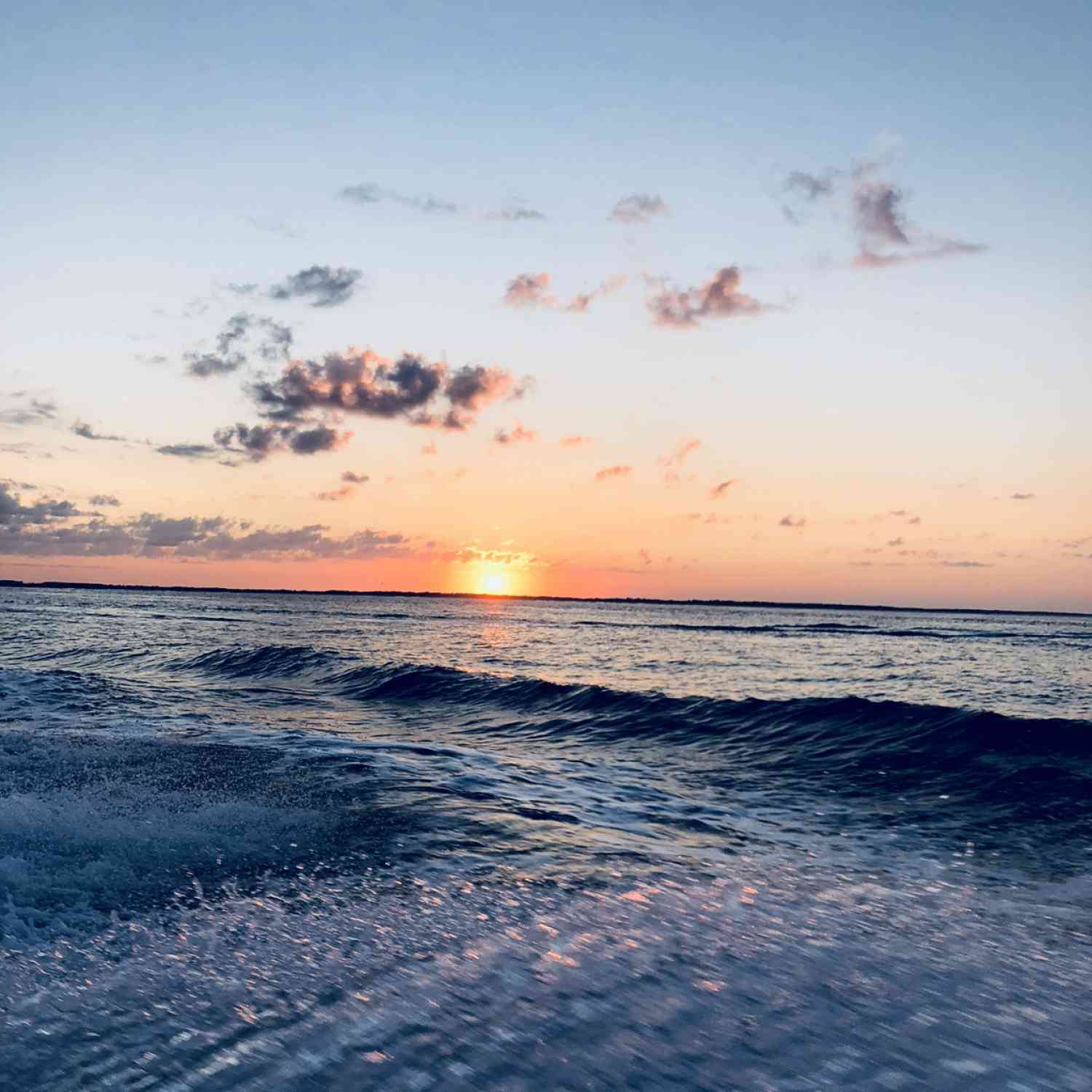 Took it headed offshore with dear friends aboard.