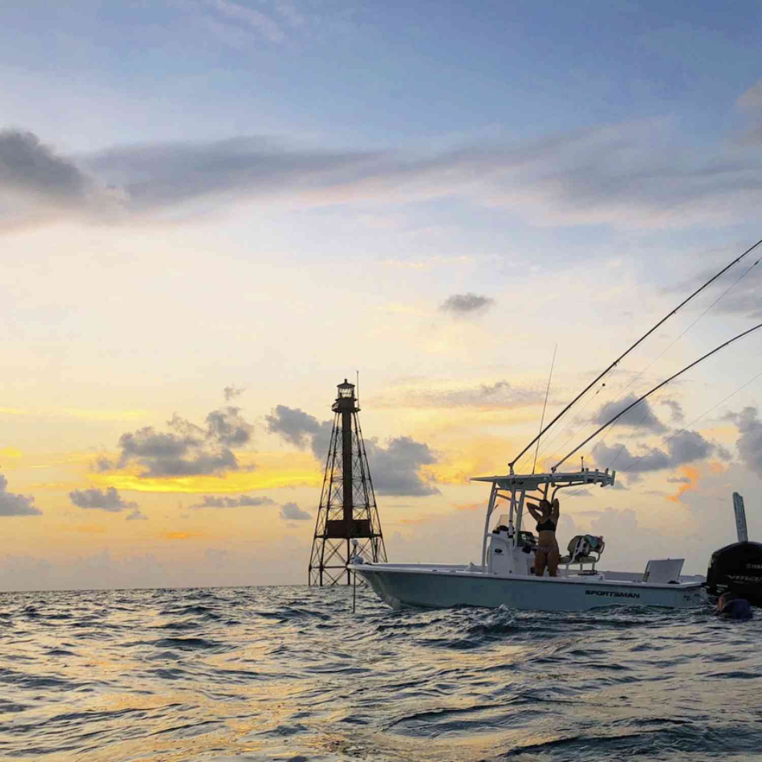 Diving the reef just before sunset.