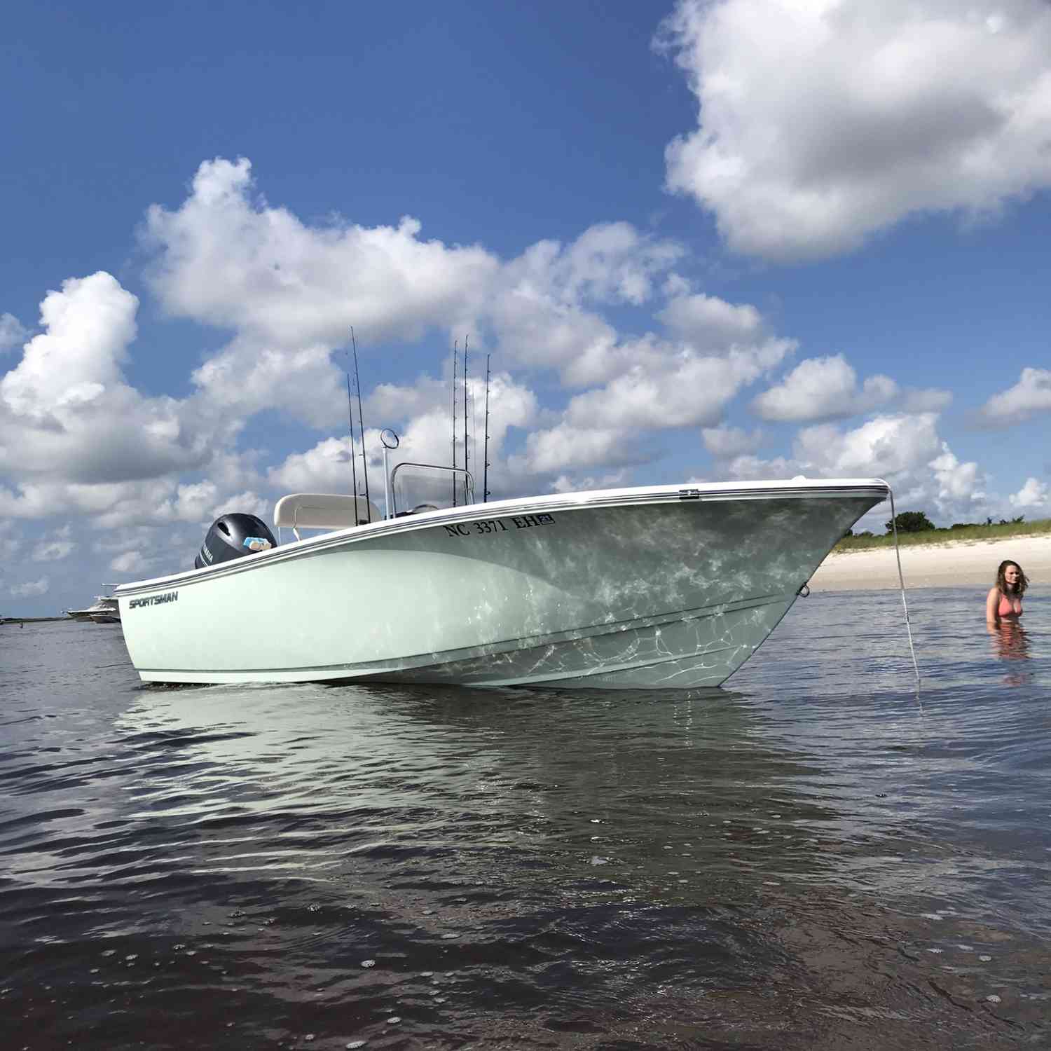 Perfect beach day out at masonboro island. There wasn’t too many boats out, sun was shining, an...