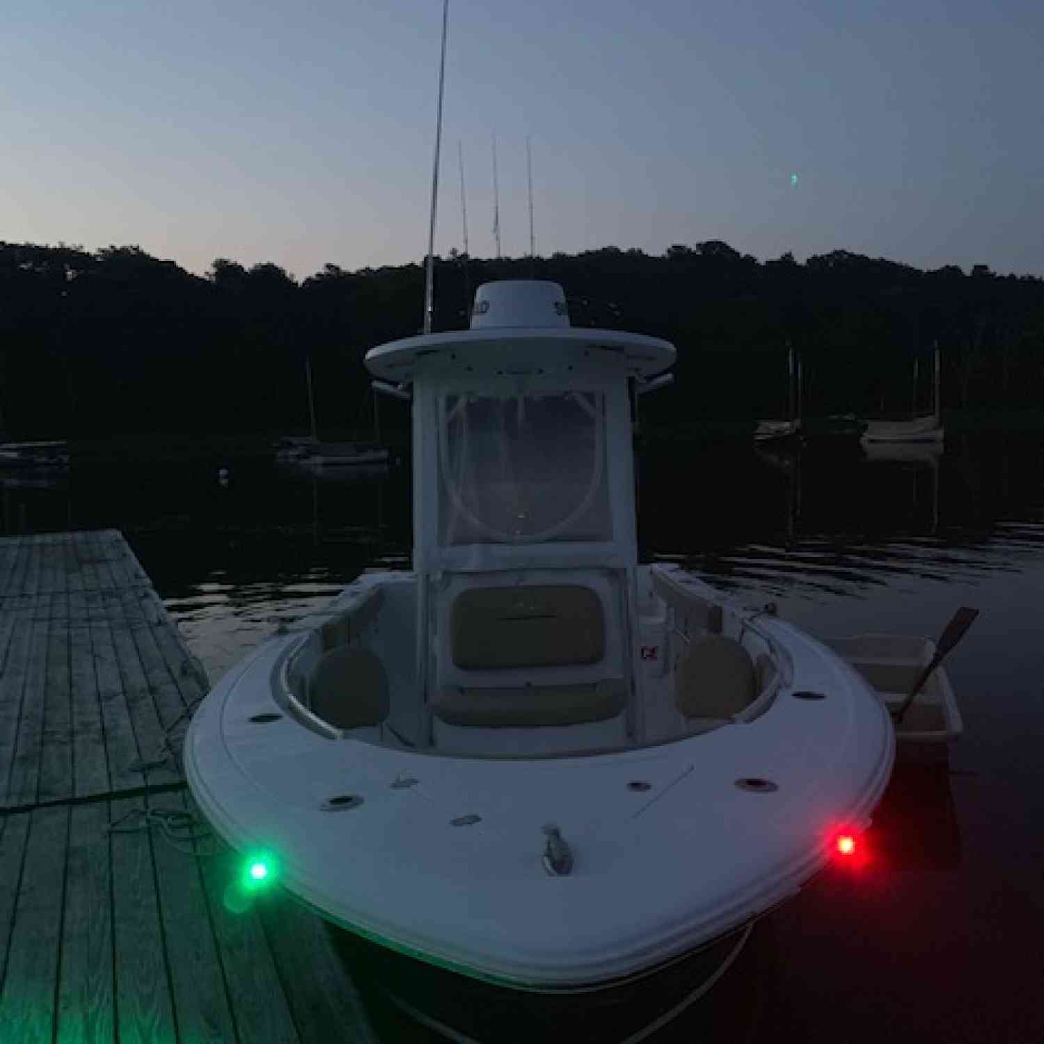 leaving dock at 4:30 am to fish for striped bass at shoals off of monomoy.