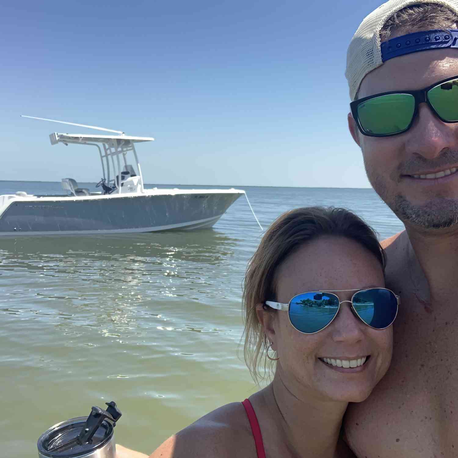 This was our maiden voyage! It’s our first boat together! We got married in June and bought the boat in...