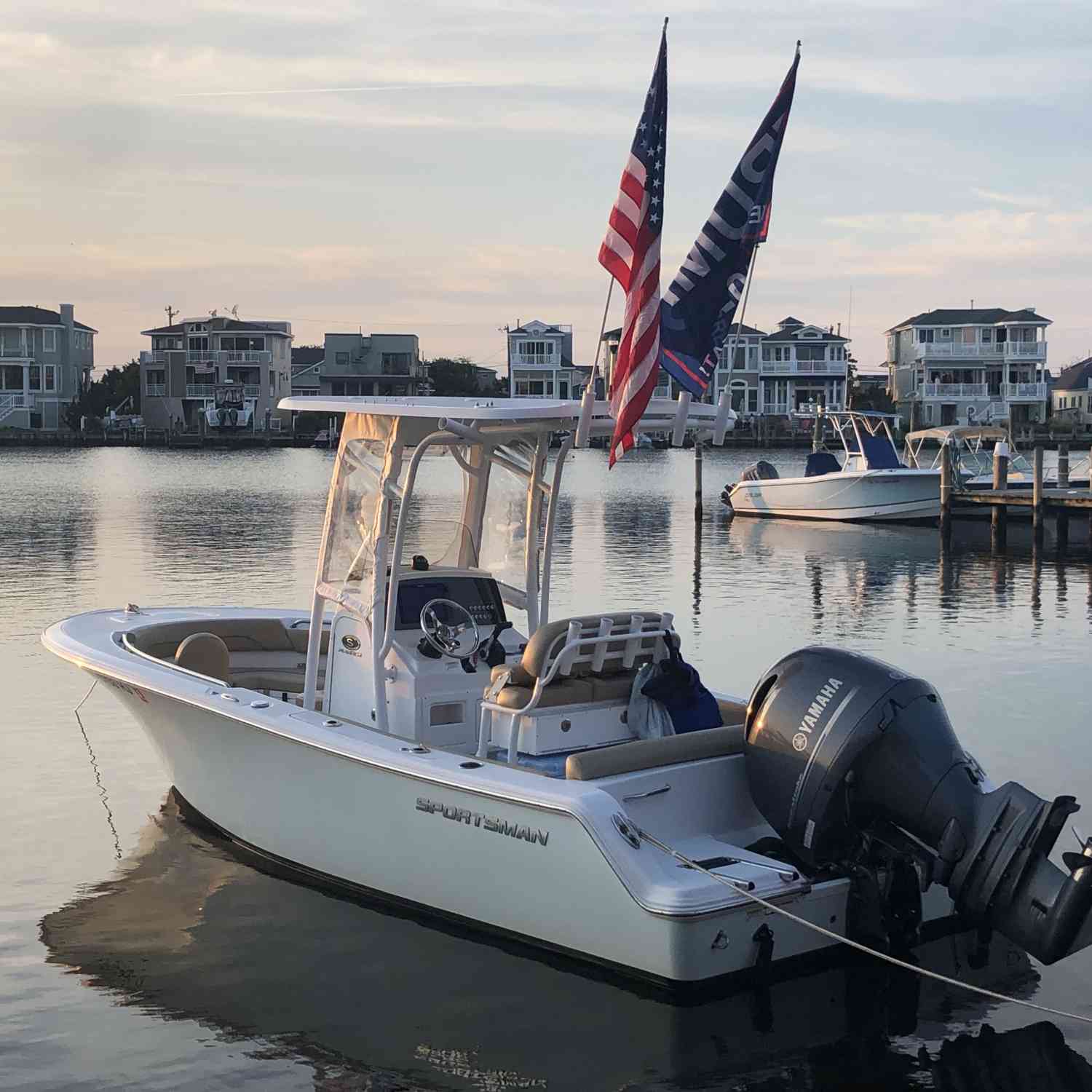 Labor day weekend, anchored out, just about every boat I passed that day gave me the thumbs up!