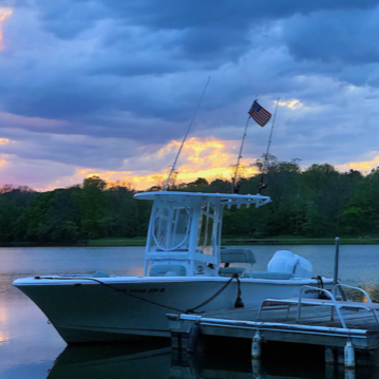 Settled in for the night after an other great day on the water.