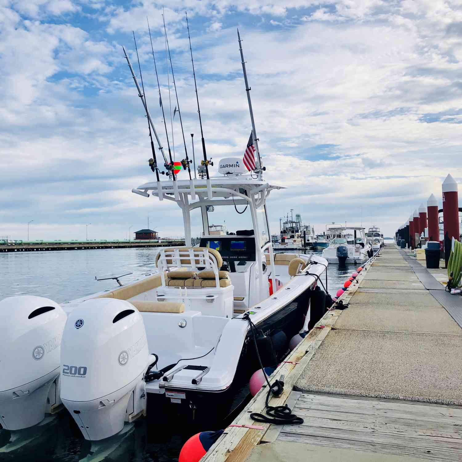 Stern View at the gas dock.