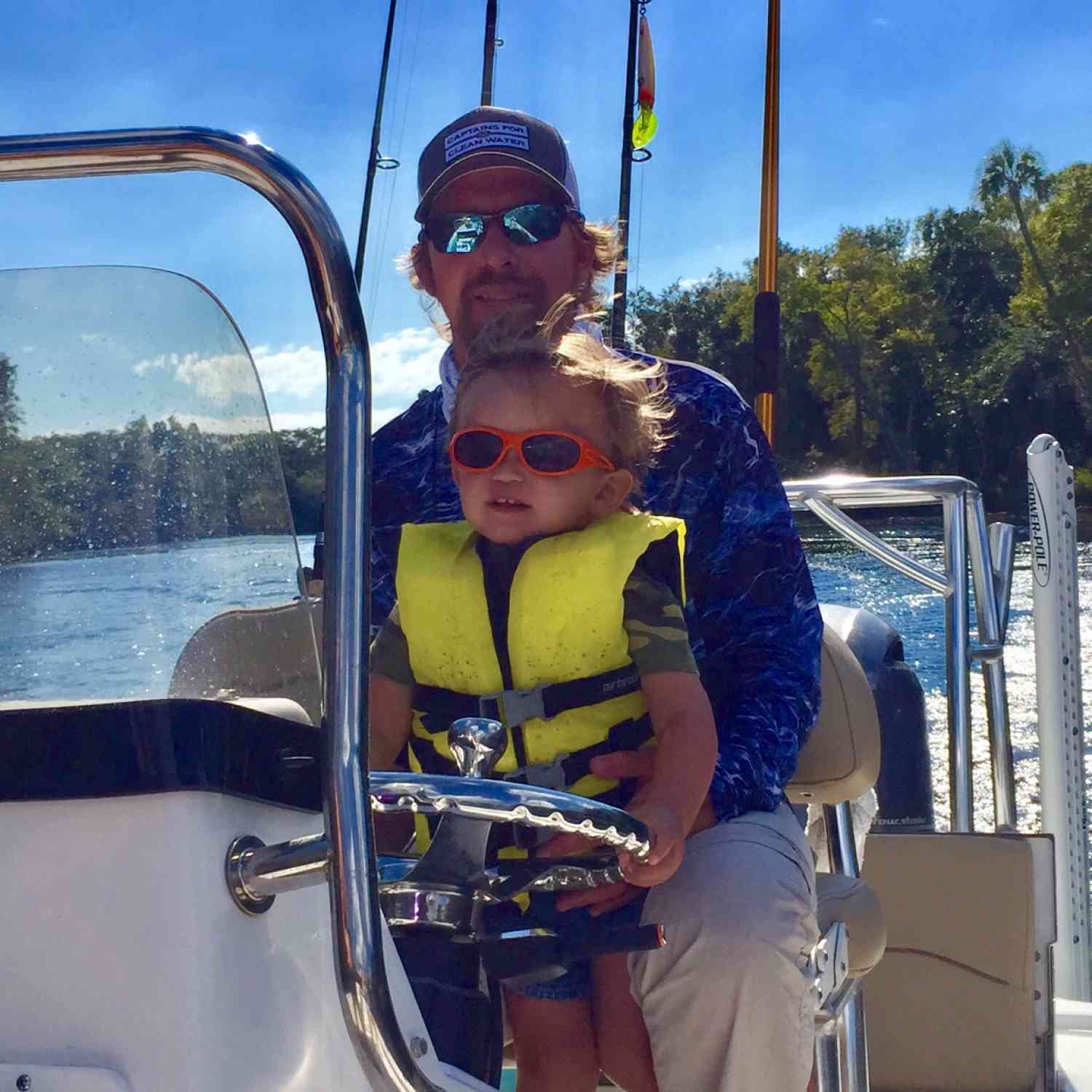 A day on the water with my fishing buddy!