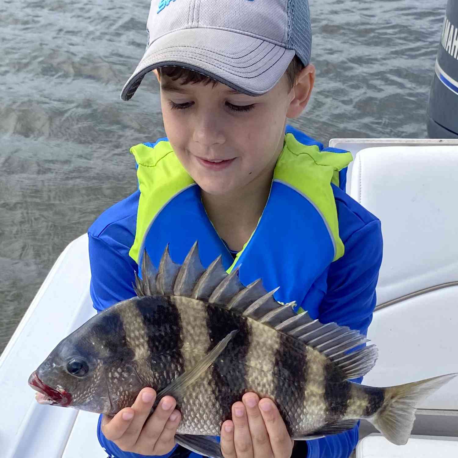 Will with his Sheephead at the dam.