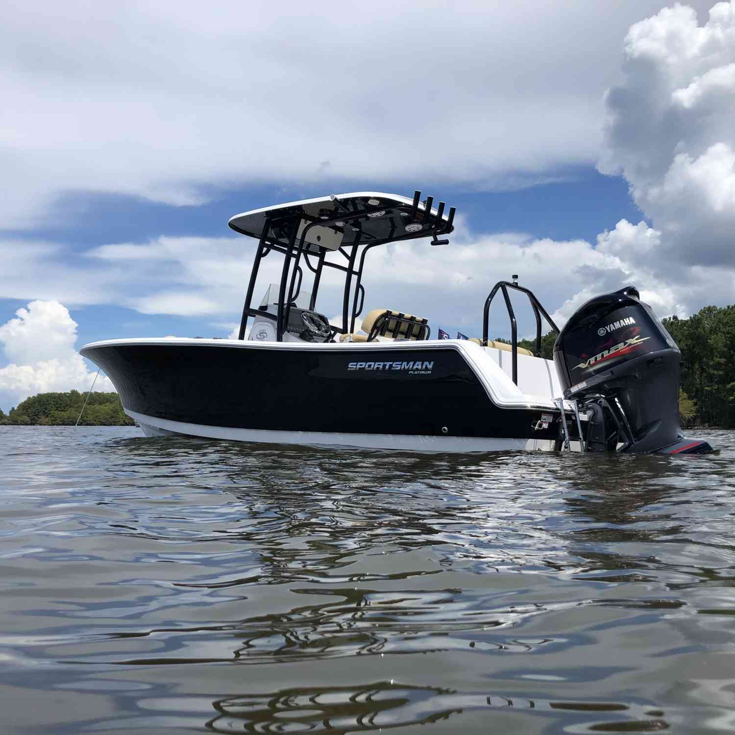 On Lake Marion in South Carolina not far from the Sportsman’s factory. First time that the new...