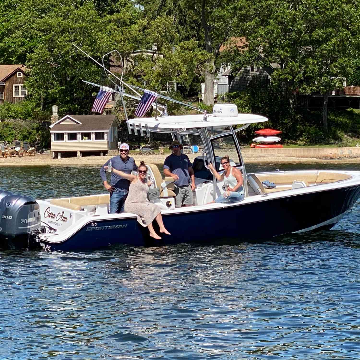 Entertaining family for the first time on our boat