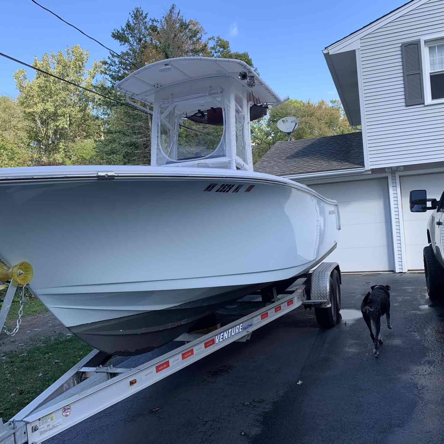 First day of the season getting ready to launch her