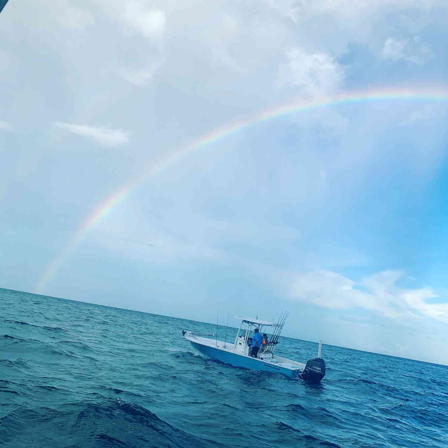 Fishing in the keys after a good rain.