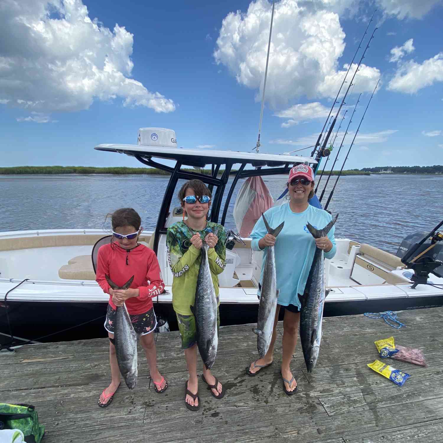 Had our first bite as soon as we dropped the bait down! Great Father’s Day weekend.