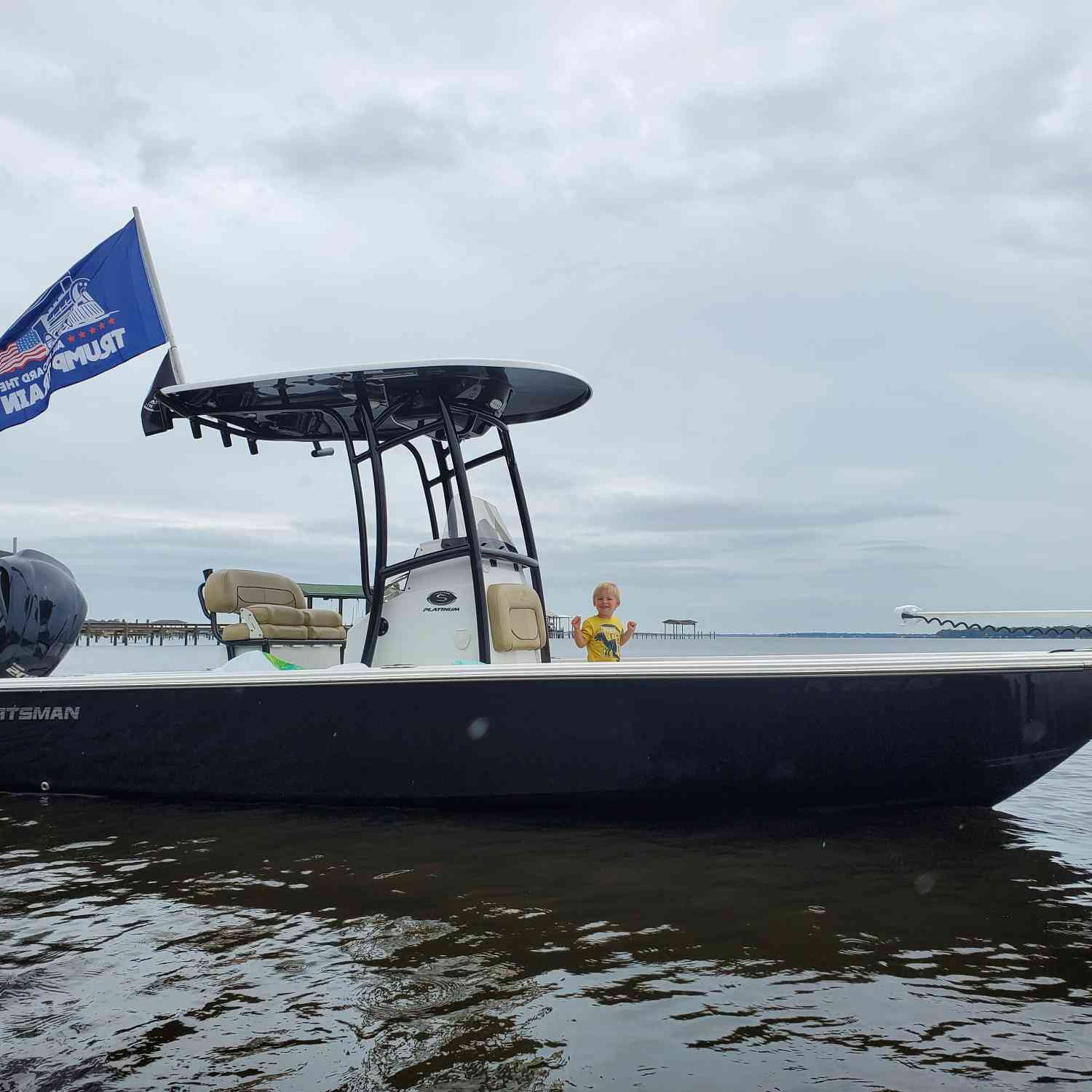 Docked up on a rainy day