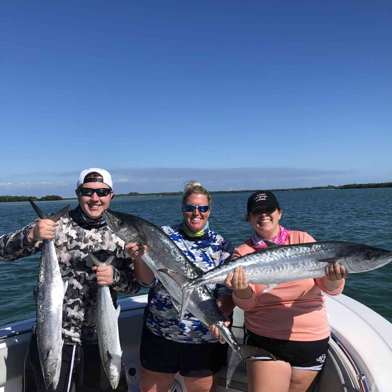 Some members of my family went out for a day of social distancing and after catching bait anchored up and...