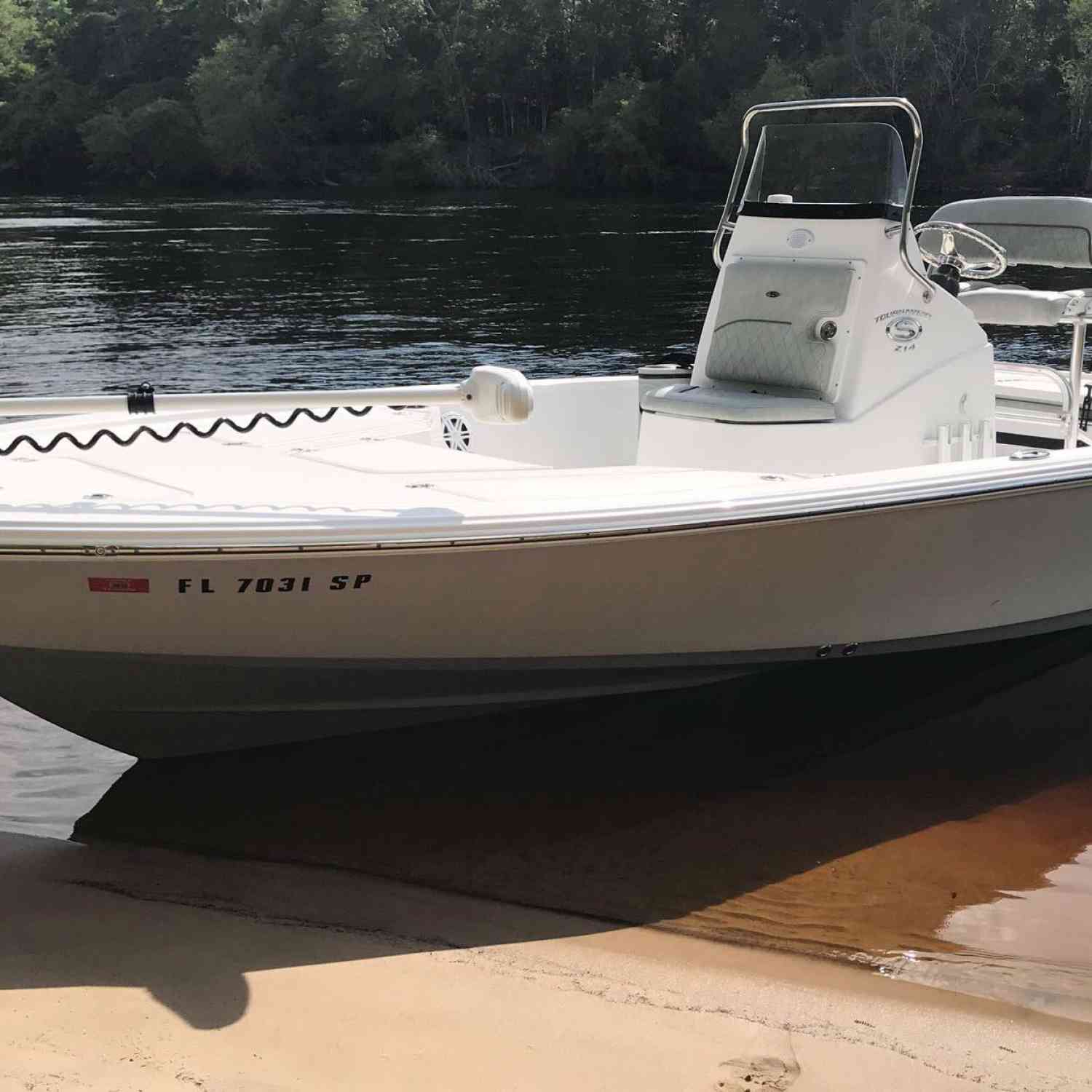 Taking a break on the Suwannee River.... the day we got her! Photos were a must! So proud and excited...