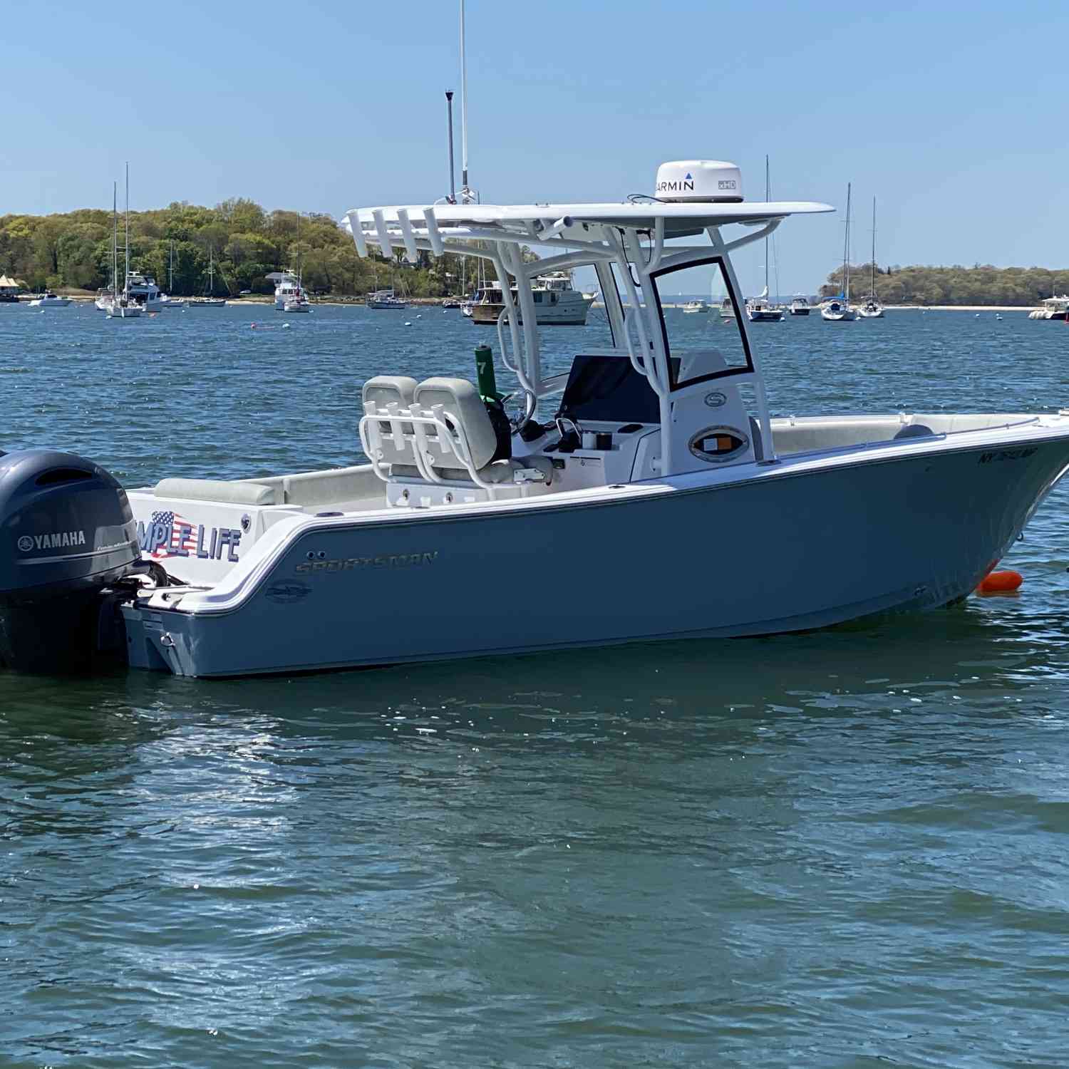 First day in the water with the new boat.