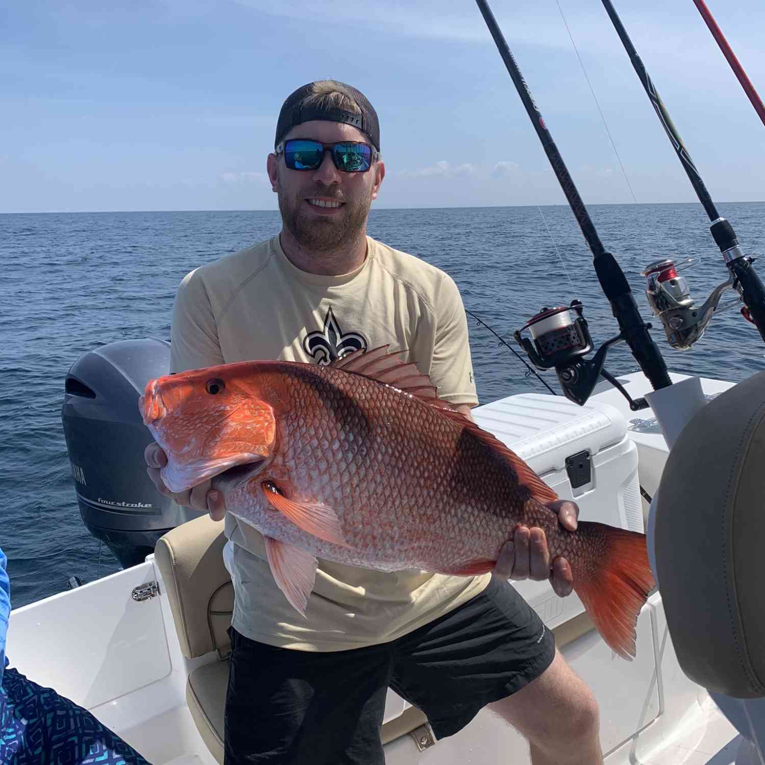 Had a decent day and on our last cast pulled up this big red snapper. We stayed for a few...