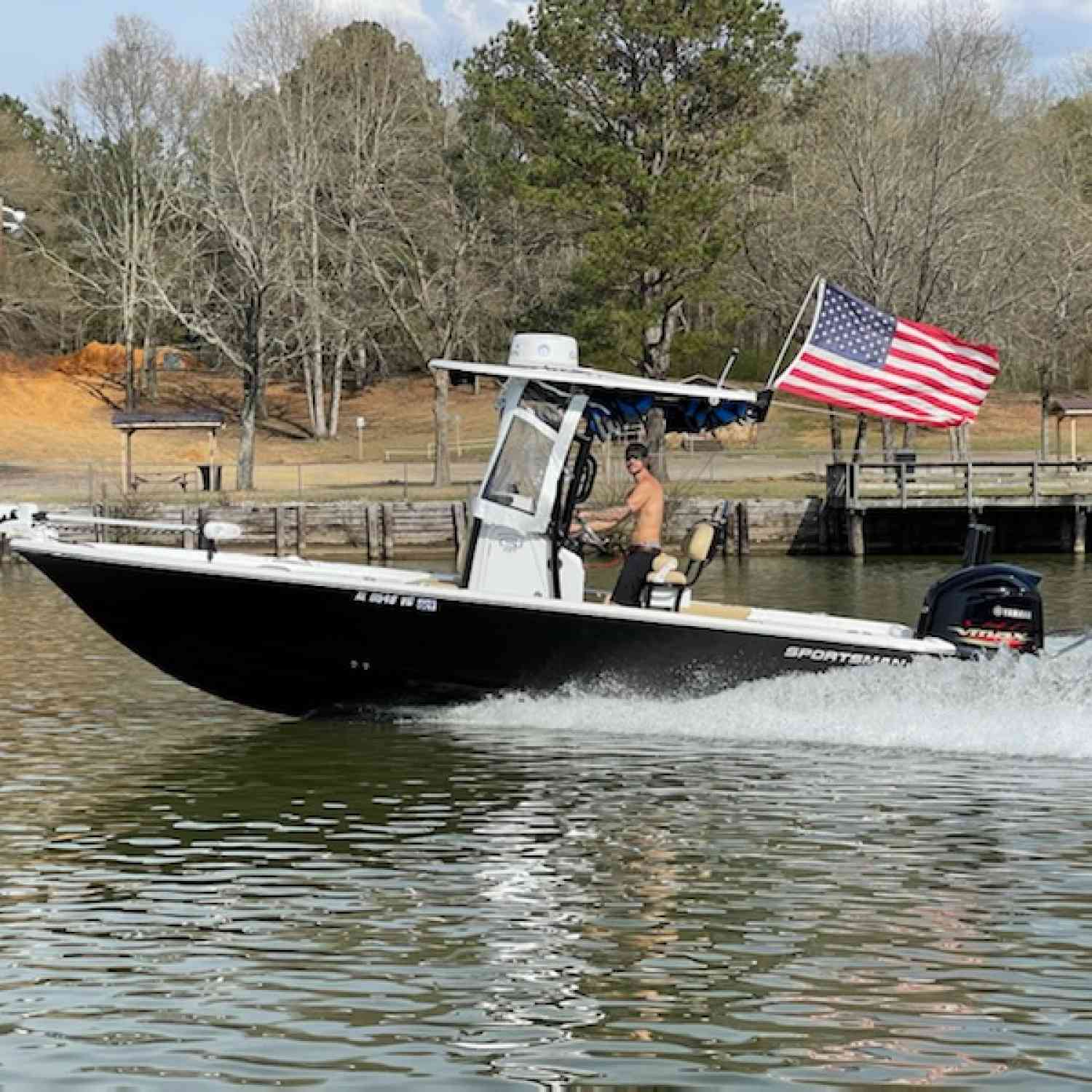 Pride. The versatility...lake or offshore. Masters 227 Bay Boat