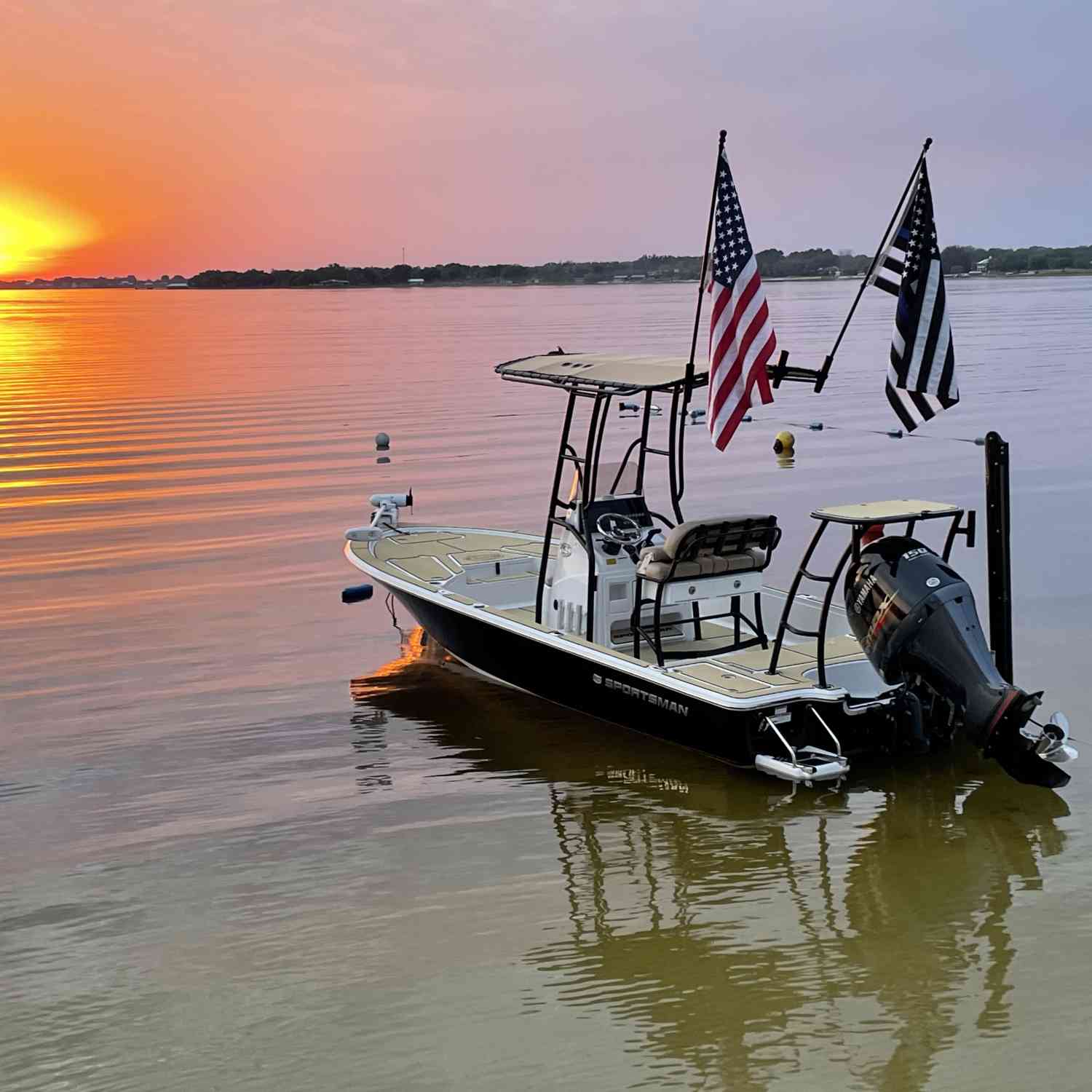 Not sure which is more beautiful, the boat or the sunset.