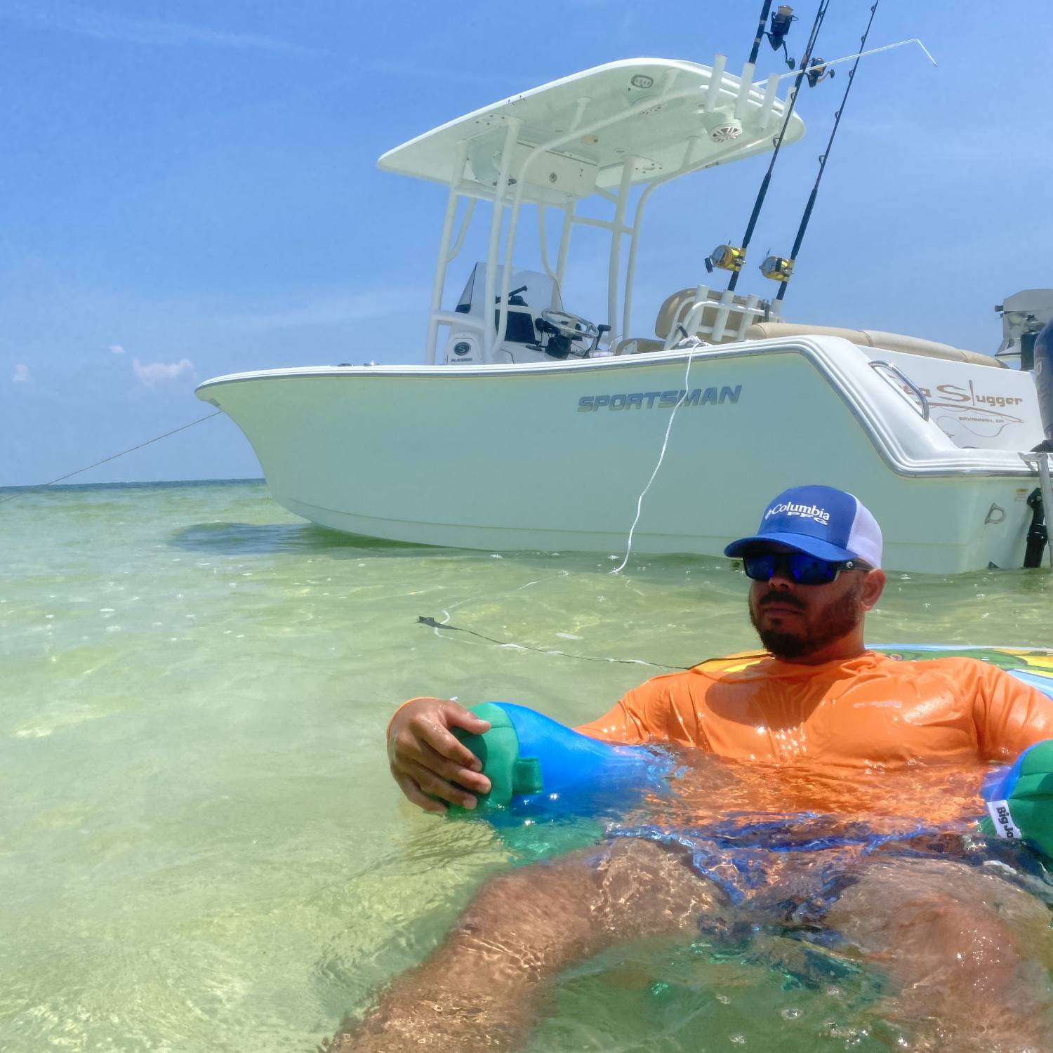 Title: Relaxing day at the Sandbar - On board their Sportsman Heritage 231 Center Console - Location: Marathon, FL. Participating in the Photo Contest #SportsmanAugust2021