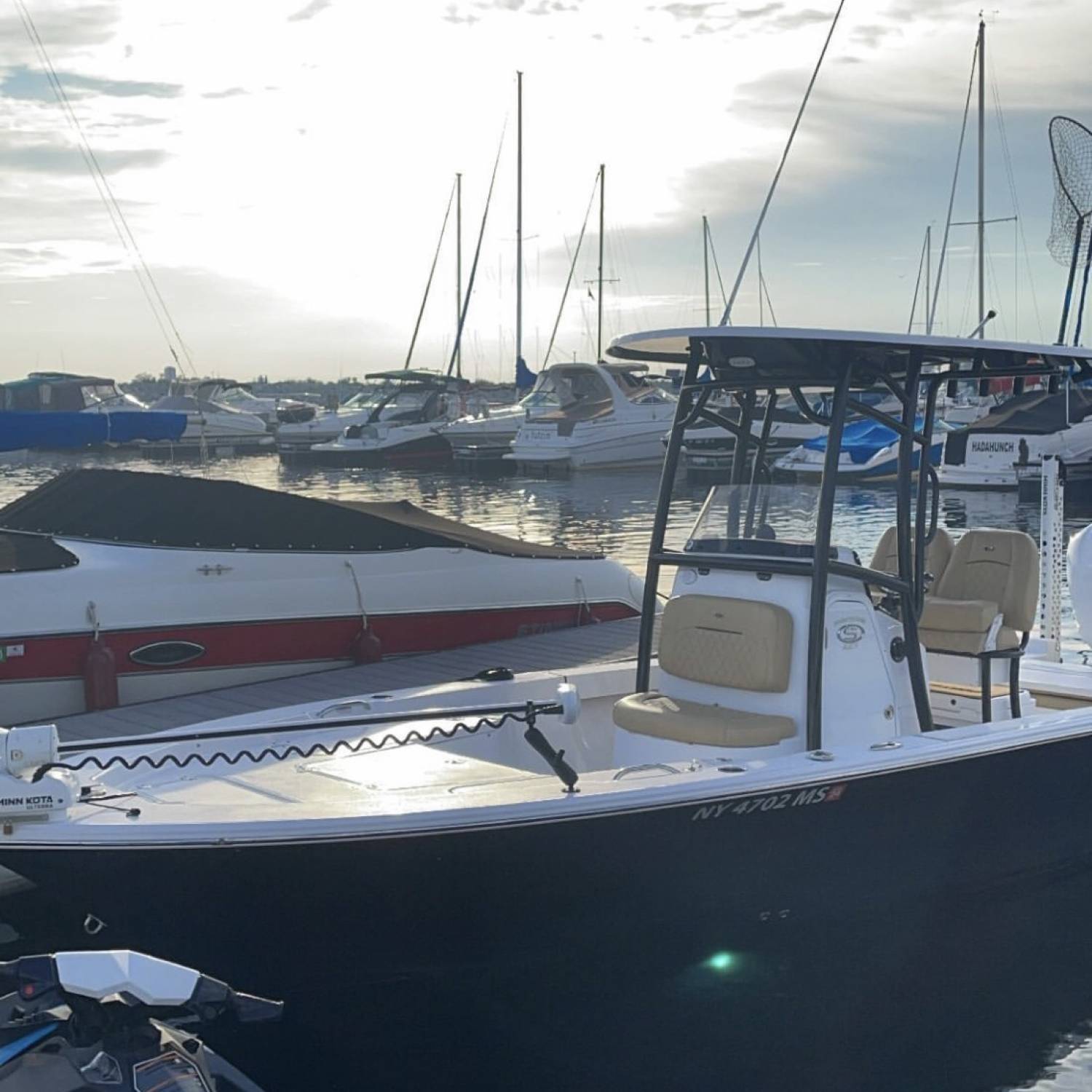 R&R. The versatility!!! This boat is up early catching fish and spends the day on the water catching eyes rolling...