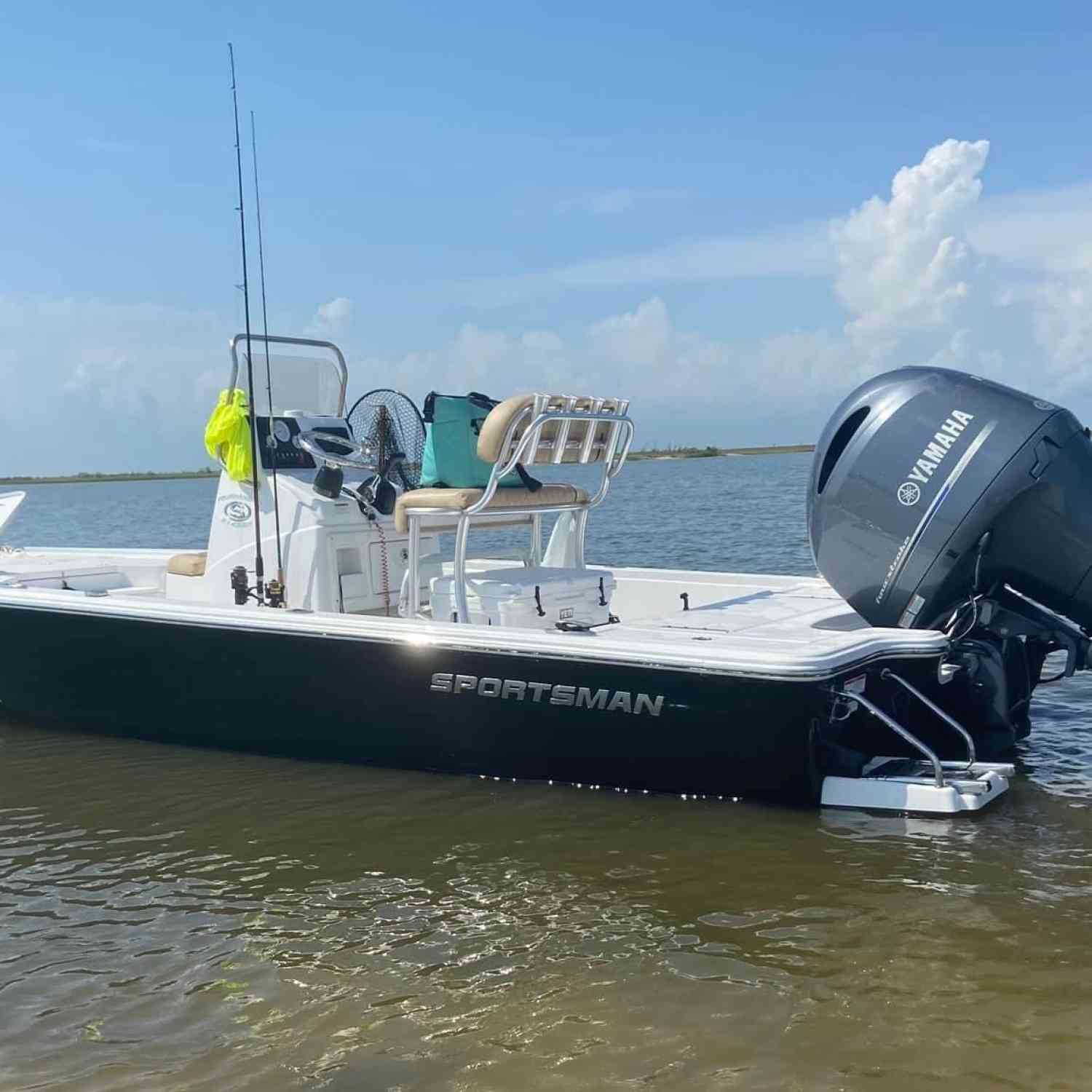 Headed out to Cat Island from Gulfport,MS with my wife and little girl. Netted up some menhaden...