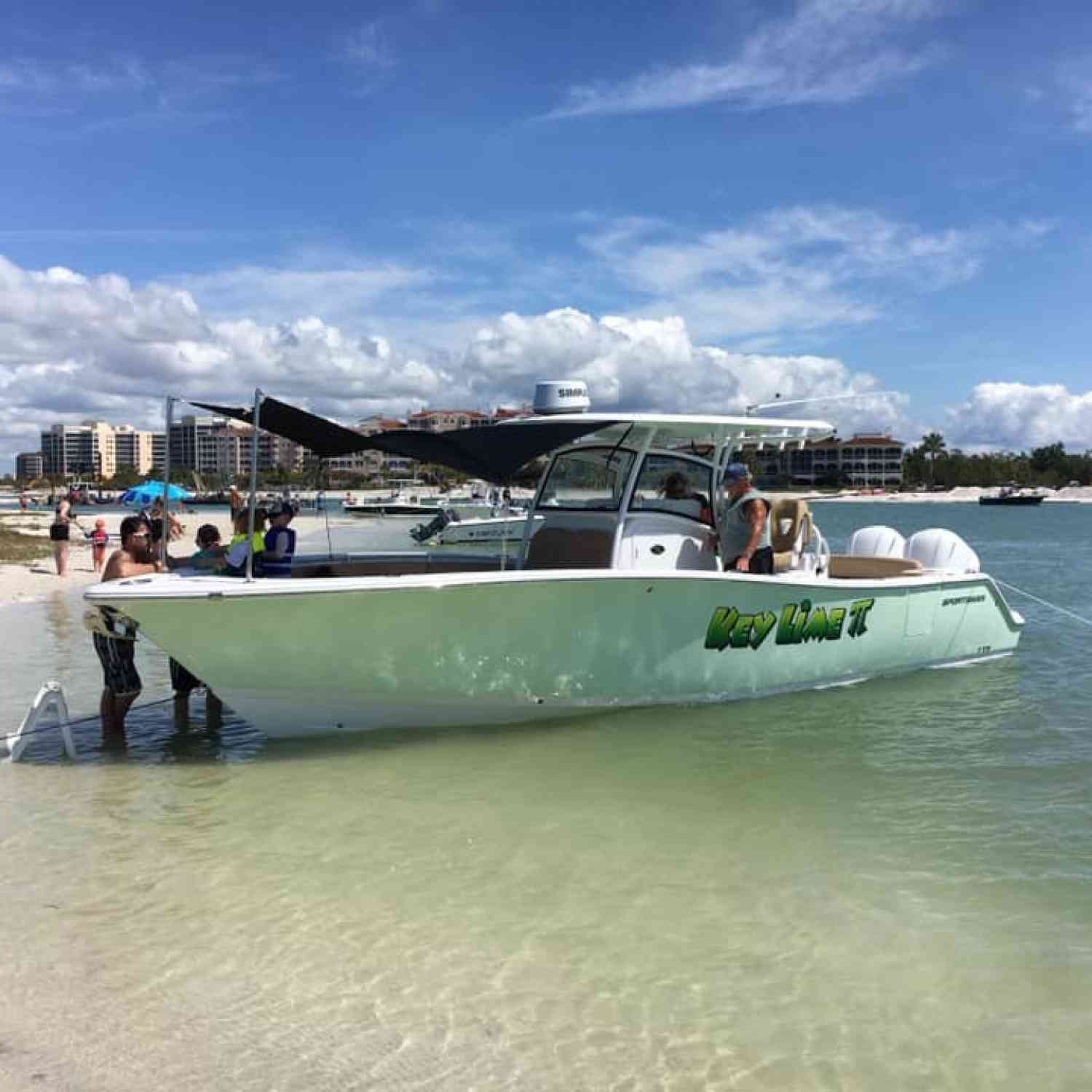 Tiger tail beach Marco Island, Fl., family FUN. With “Key Lime Pi”