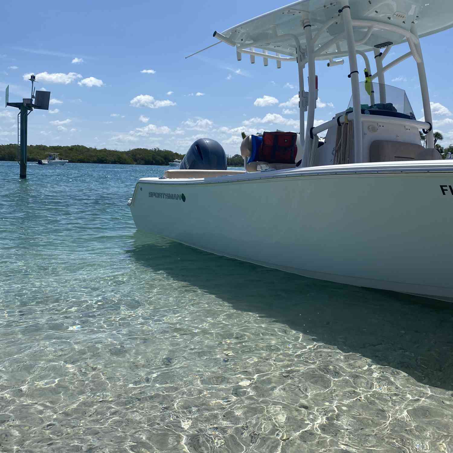 Love taking the boat to the sand bars to hang out! Water at the Venice/Nokomis is so beautiful!