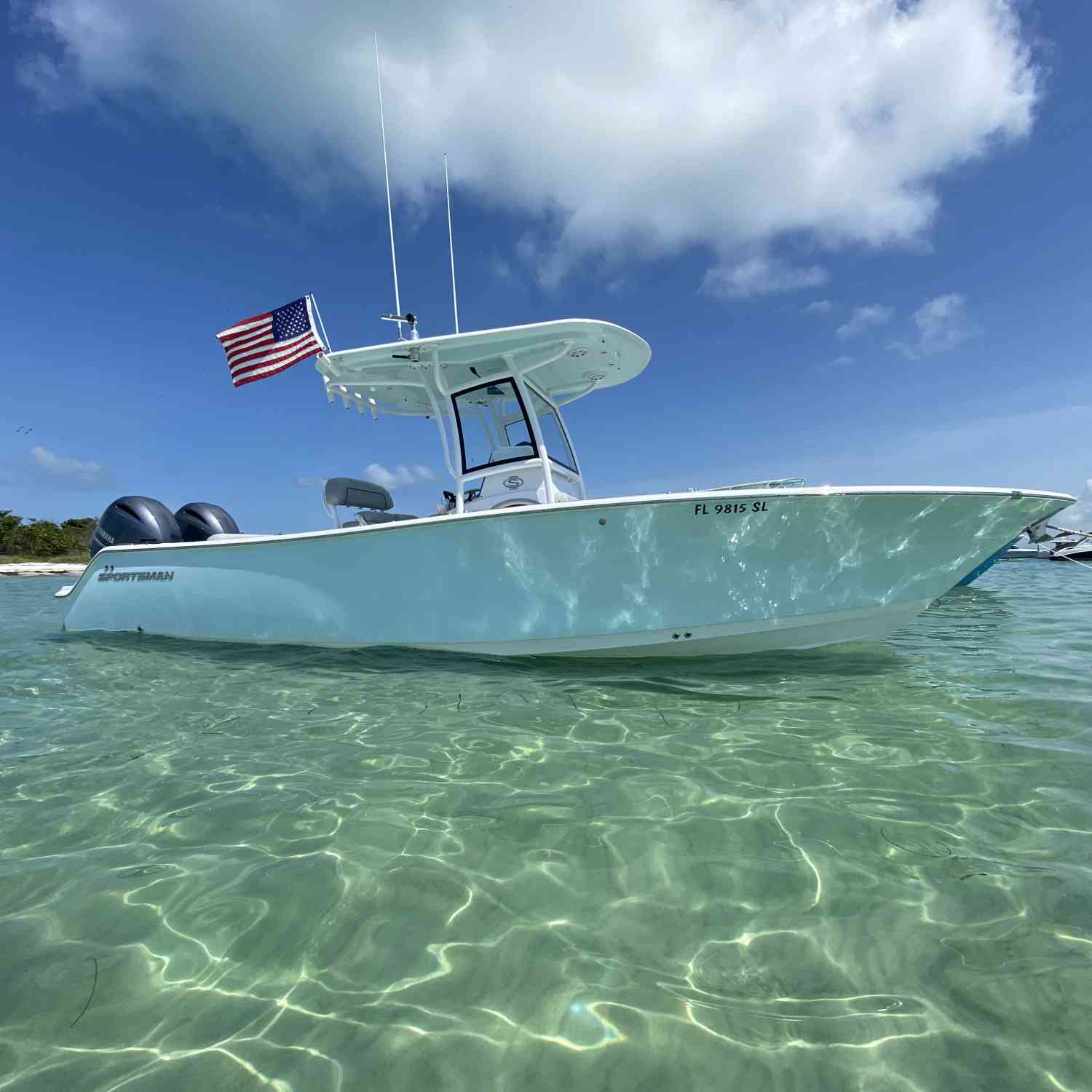 Day at the island flying the good ole' Red, White and Blue!