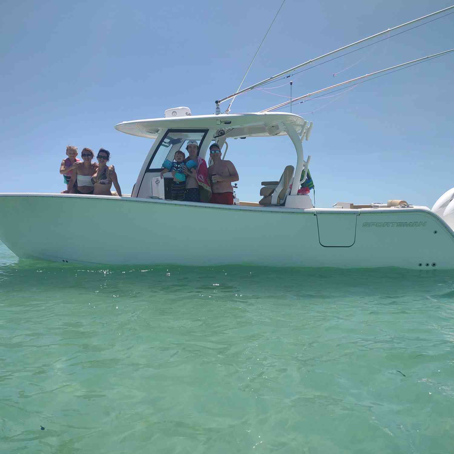 Family and friends enjoying the keys