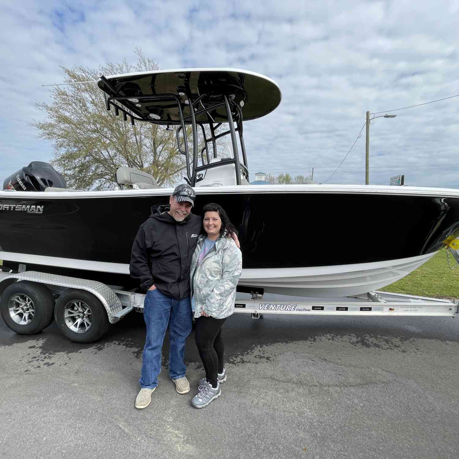 First pic with our new Sportsman boat!