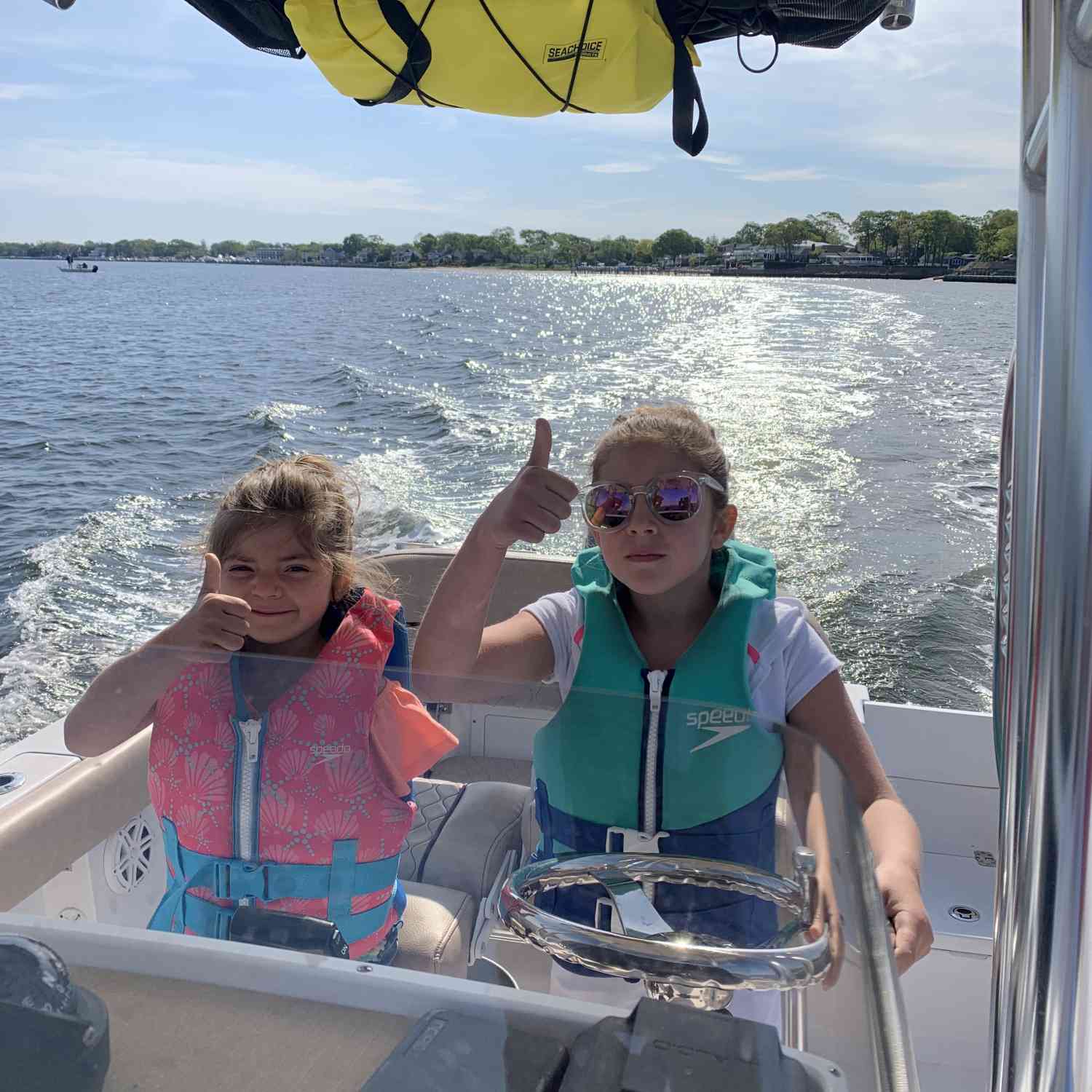 Title: Aye aye captain! - On board their Sportsman Open 212 Center Console - Location: Manasquan River, NJ. Participating in the Photo Contest #SportsmanMay2021