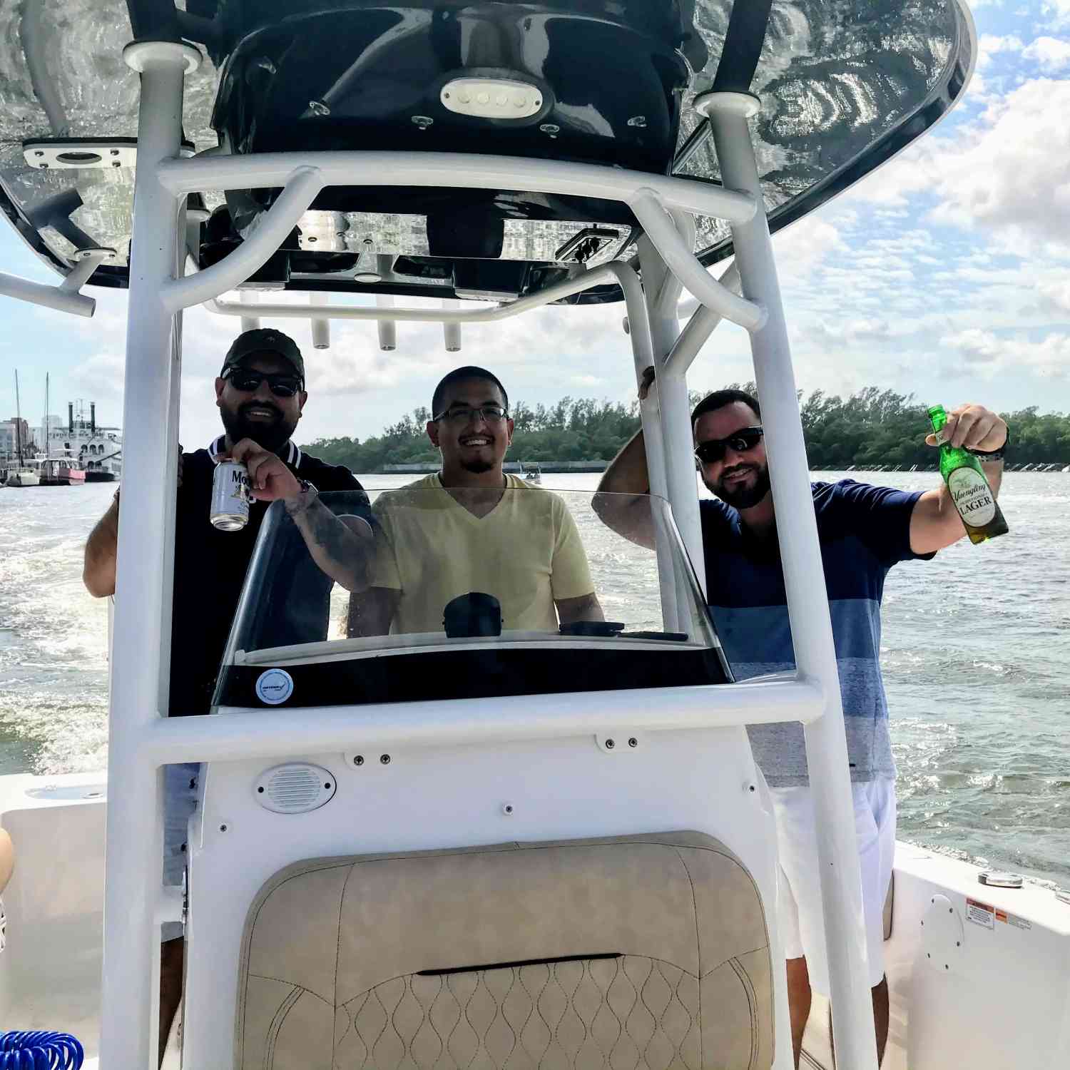 Title: Out in the water with the boys - On board their Sportsman Open 212 Center Console - Location: Fort Lauderdale. Participating in the Photo Contest #SportsmanMay2021