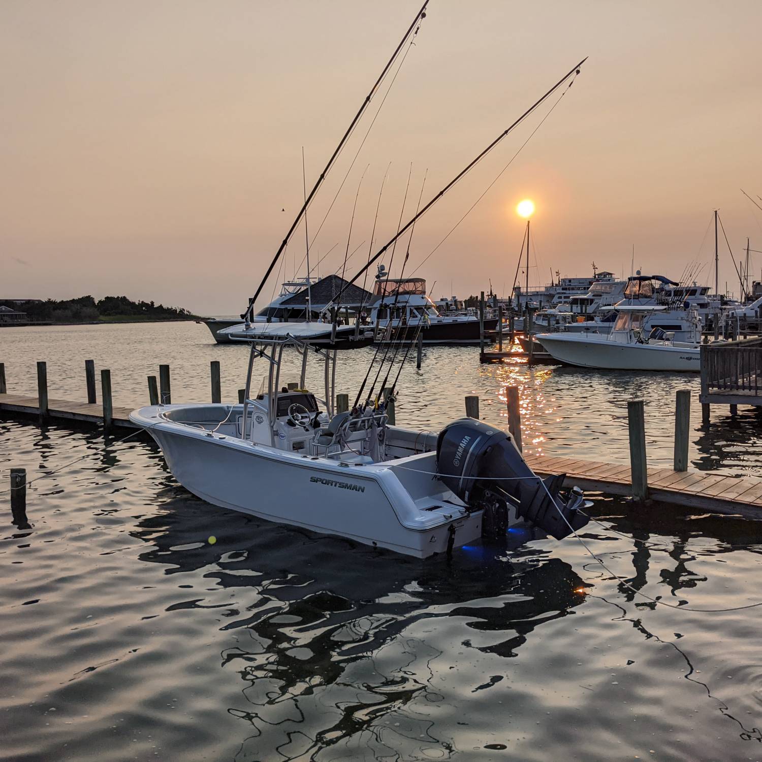 Dockside in Silver Lake, Ocracoke Island North Carolina OBX