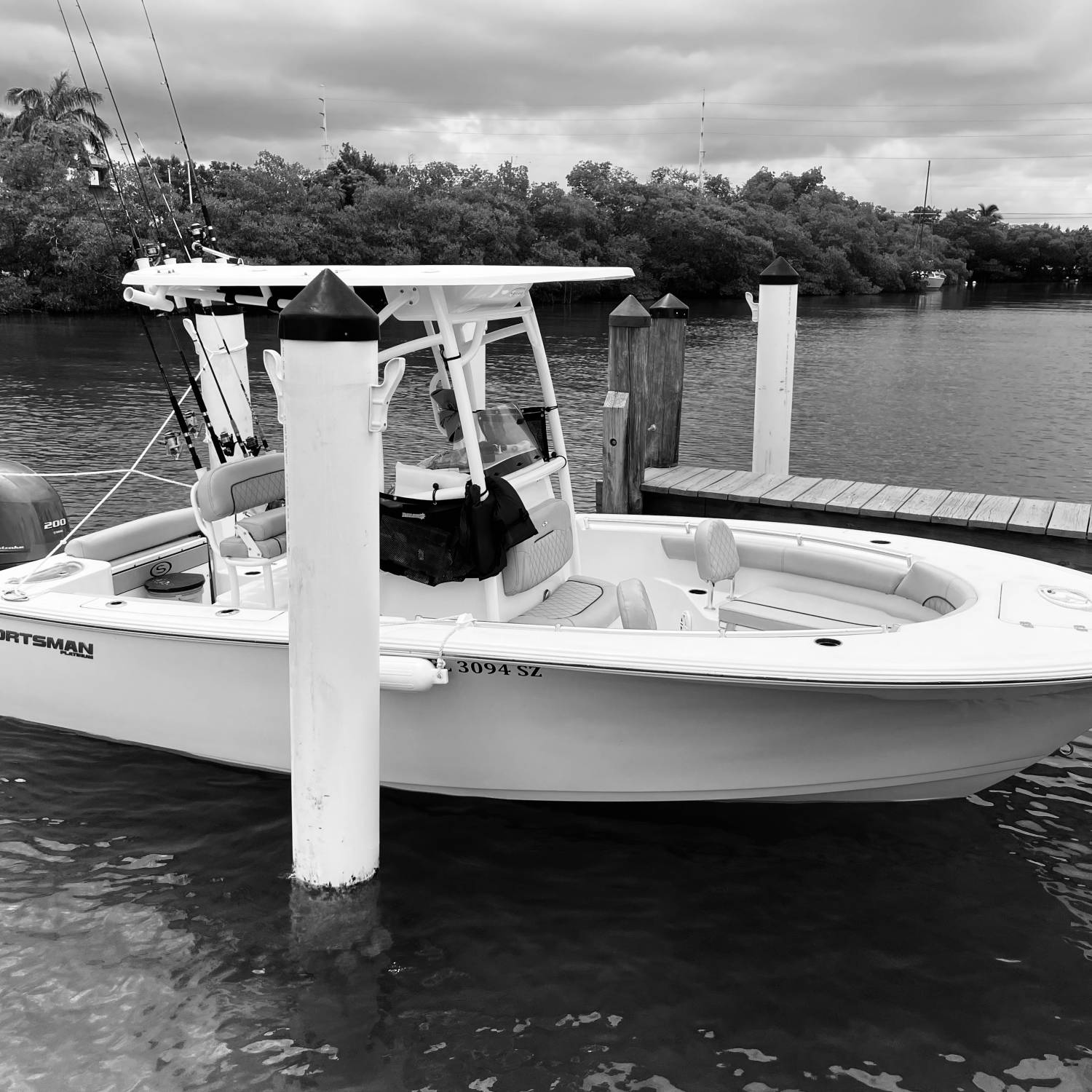 In her natural state.. Rains kept us at the dock that day..