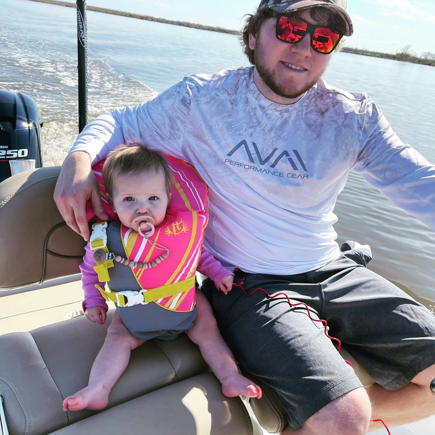 Title: Sportsman Baby - On board their Sportsman Tournament 234 Bay Boat - Location: Louisiana. Participating in the Photo Contest #SportsmanApril